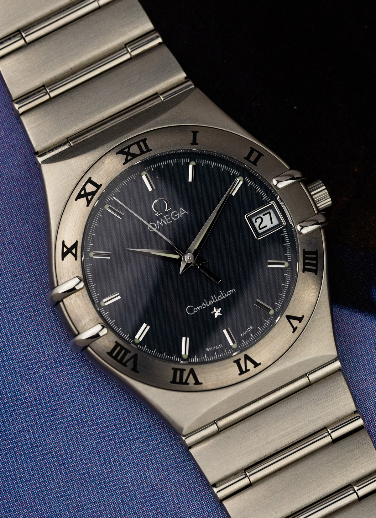 1998 Omega Constellation Manhattan Grey Dial 1512.40 cal. 1532 Full Set