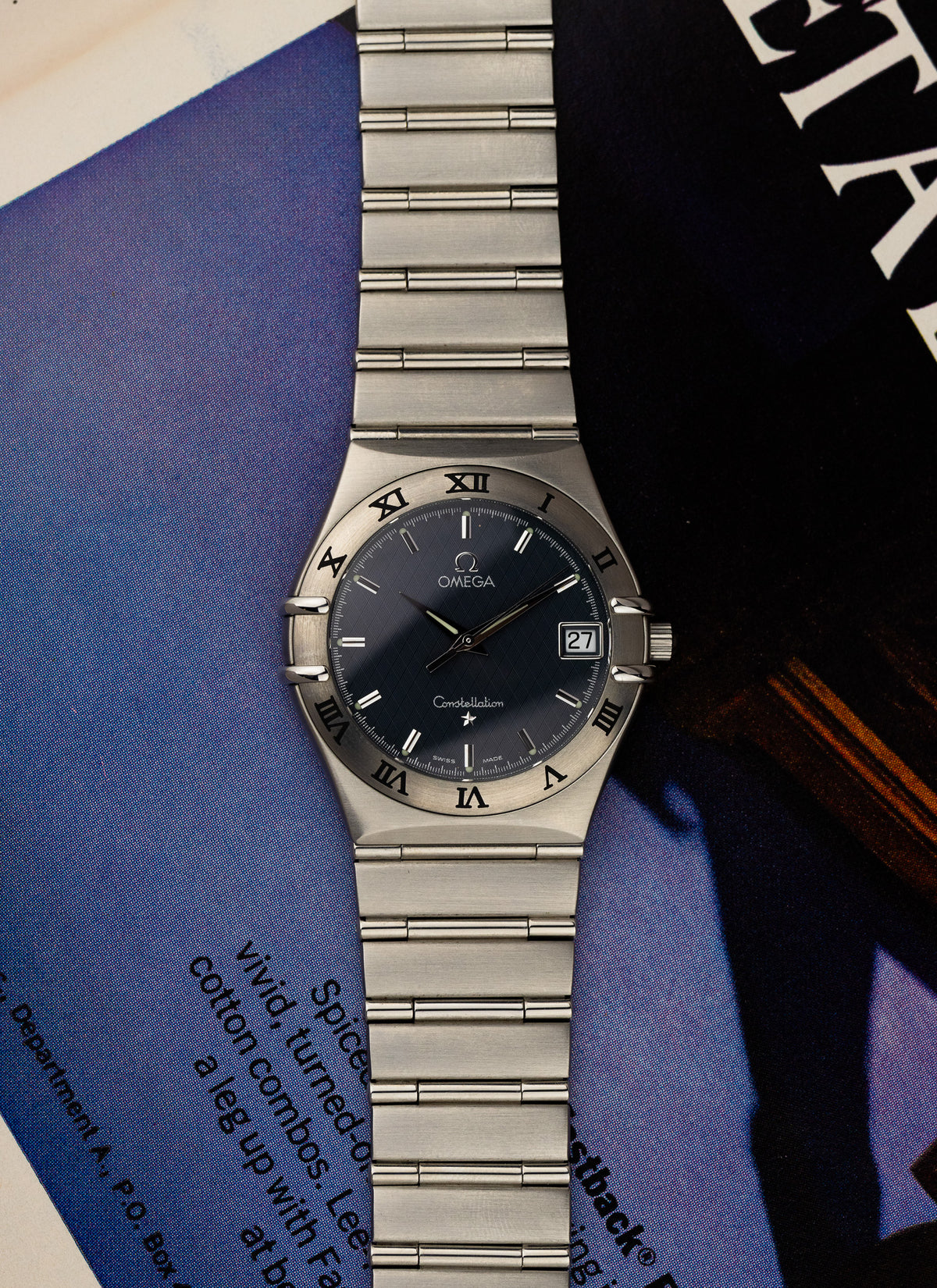 1998 Omega Constellation Manhattan Grey Dial 1512.40 cal. 1532 Full Set