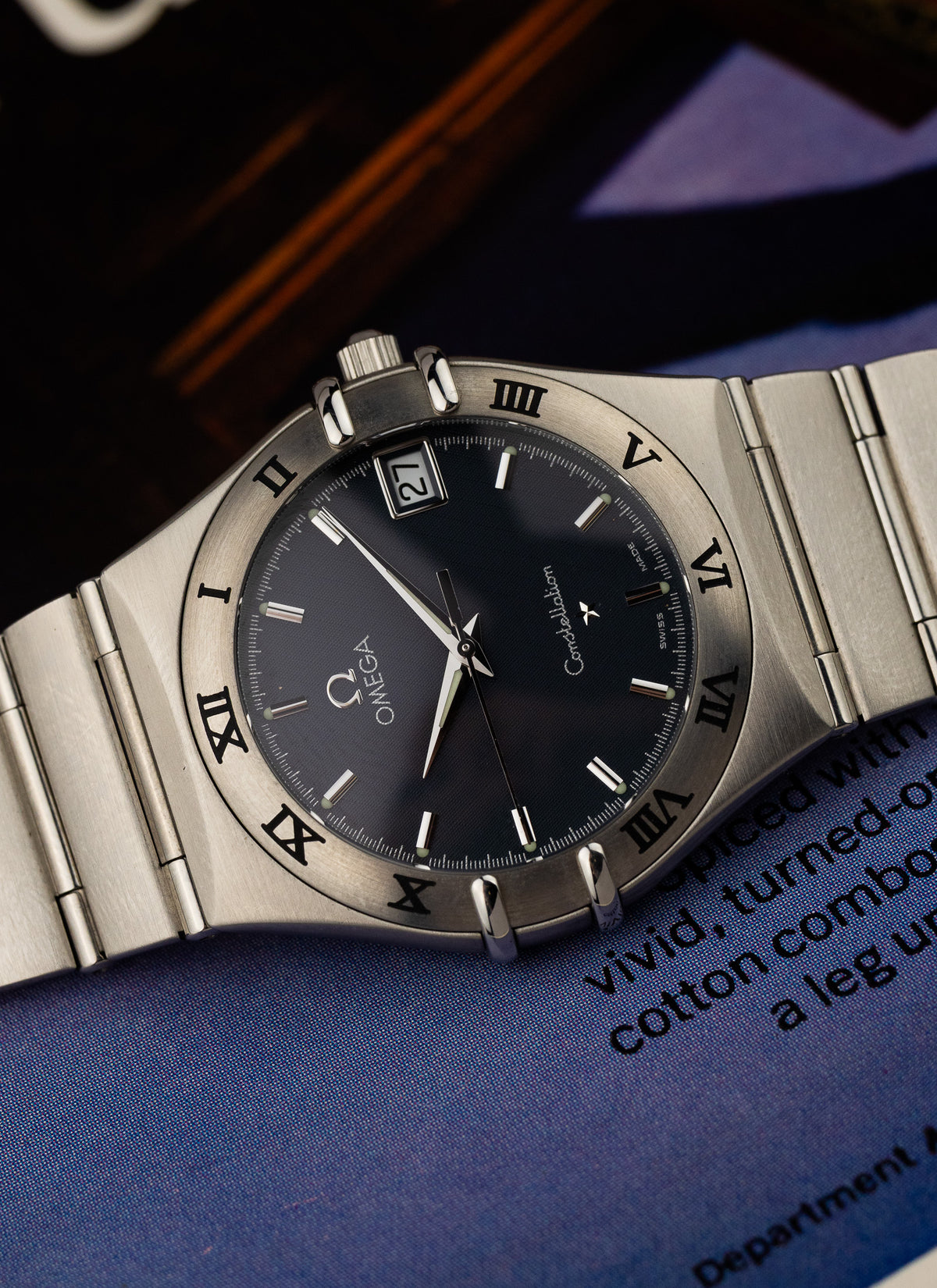 1998 Omega Constellation Manhattan Grey Dial 1512.40 cal. 1532 Full Set