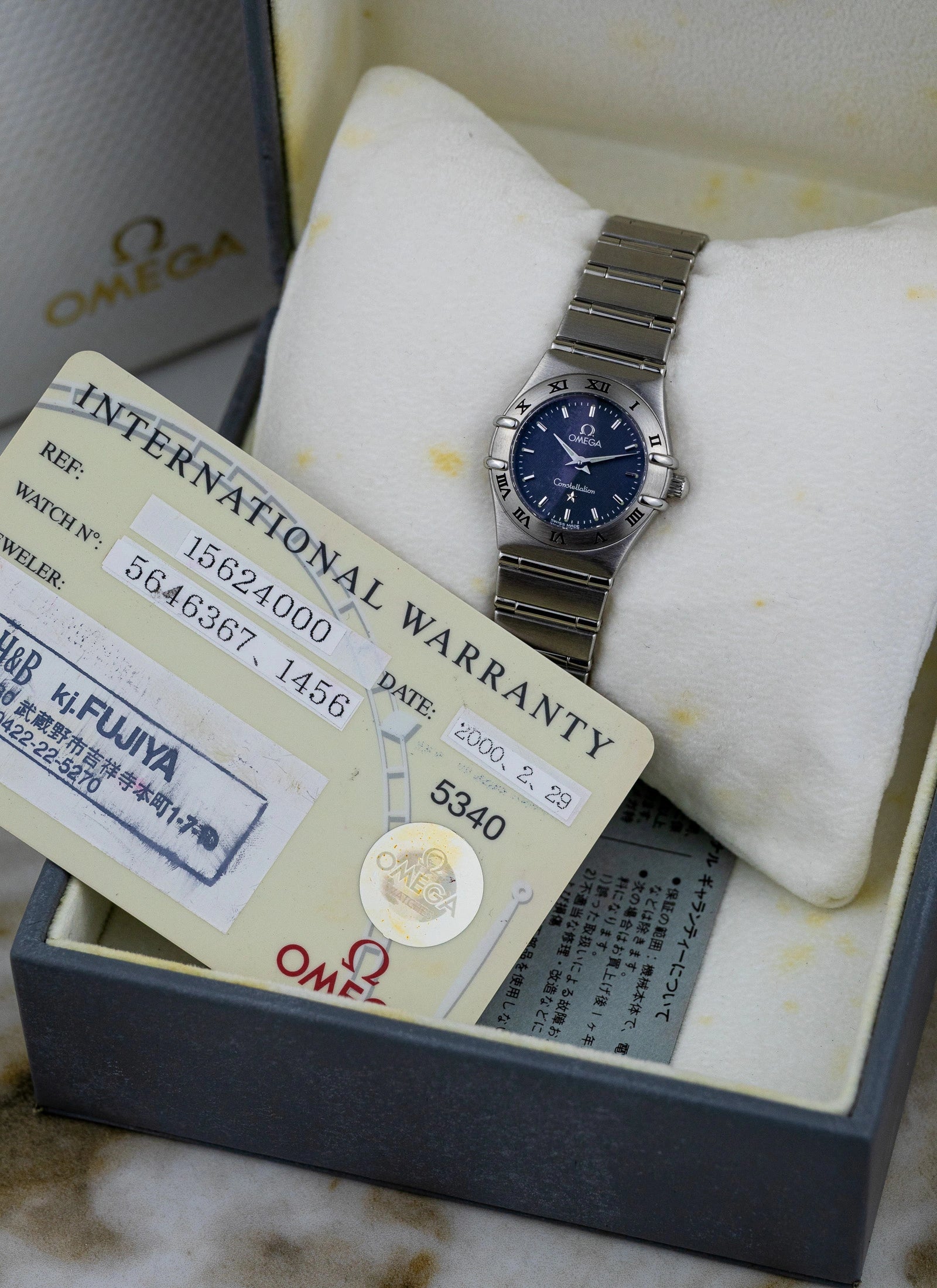 1998 Lady Omega Constellation 15624000 cal. 1456