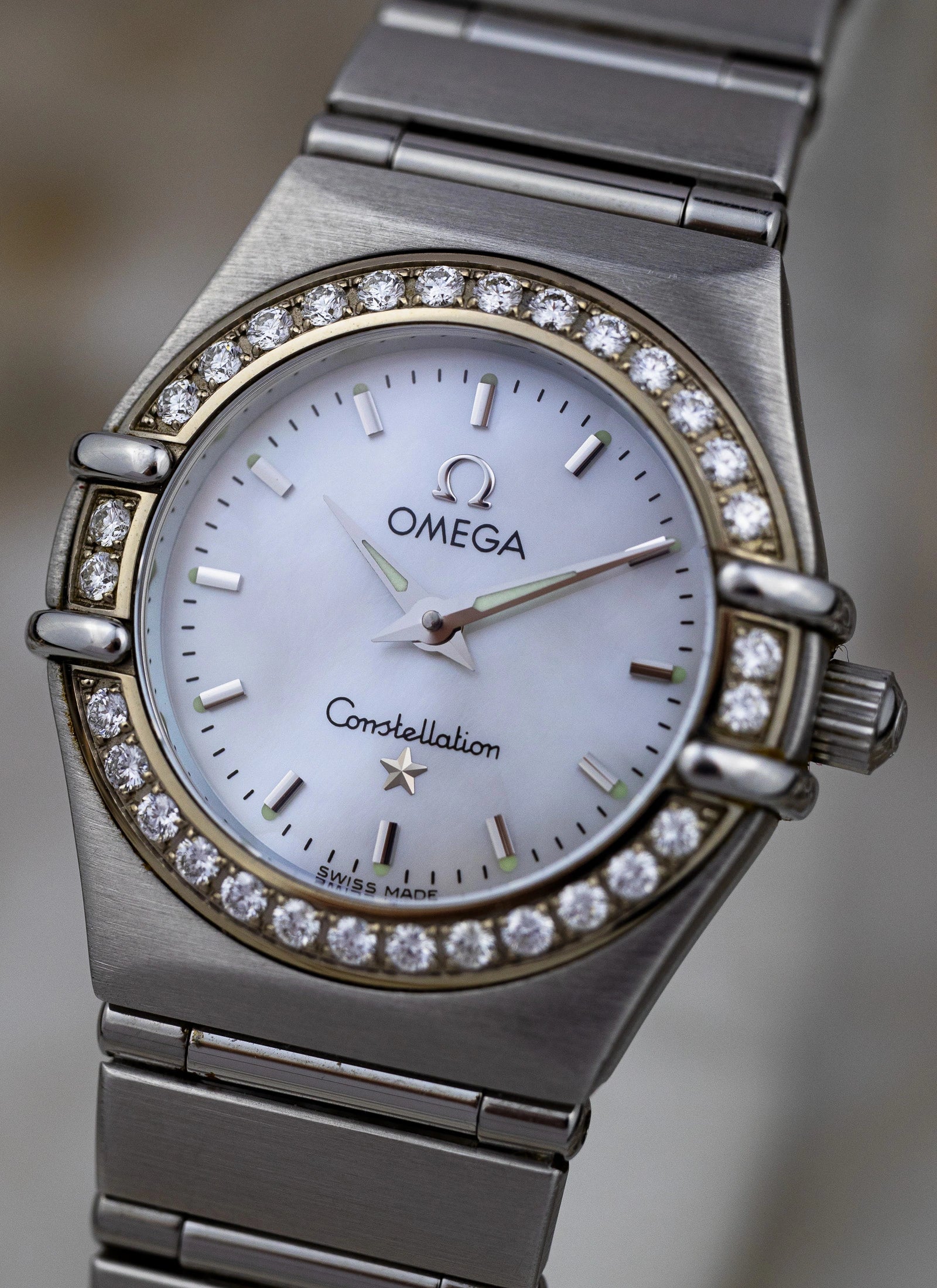 1998 Lady Omega Constellation MOP Diamonds 1466.71.00 cal. 1456