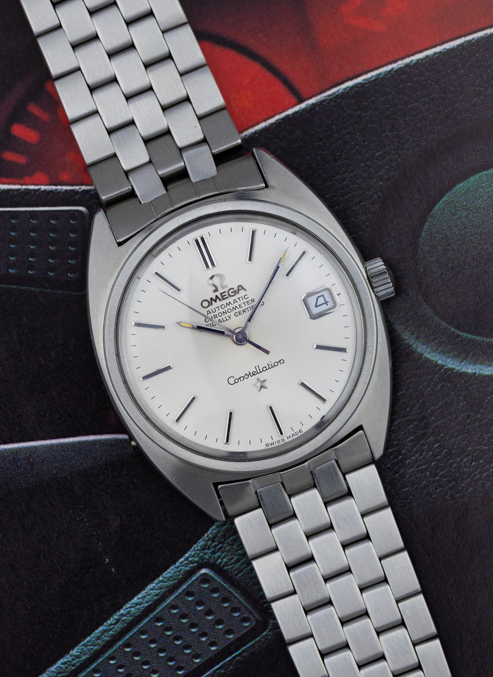 1969 Omega Constellation C Shape Brick Bracelet 168.017 cal. 564