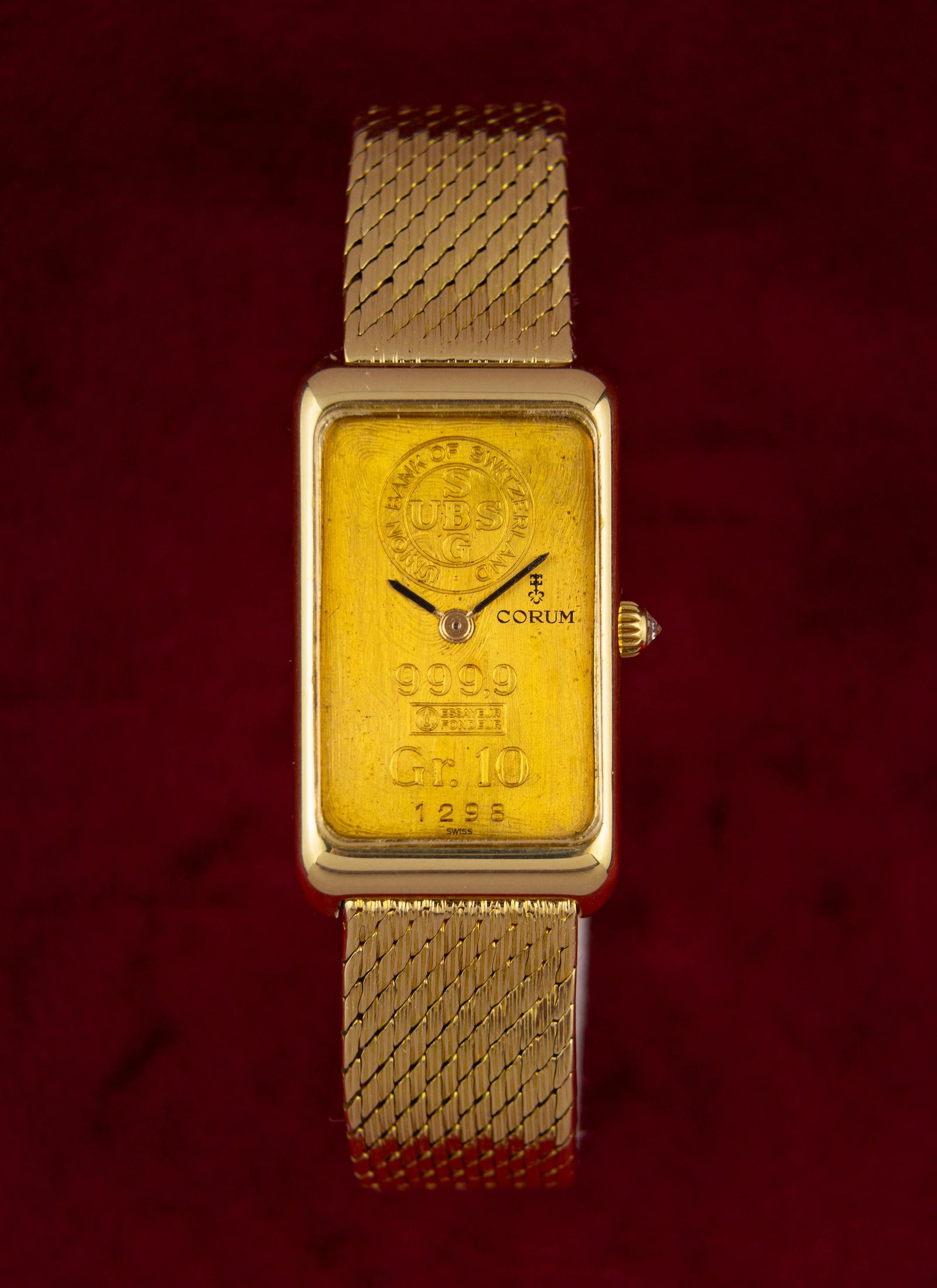 18K 24K Corum Gold Bar Ingot