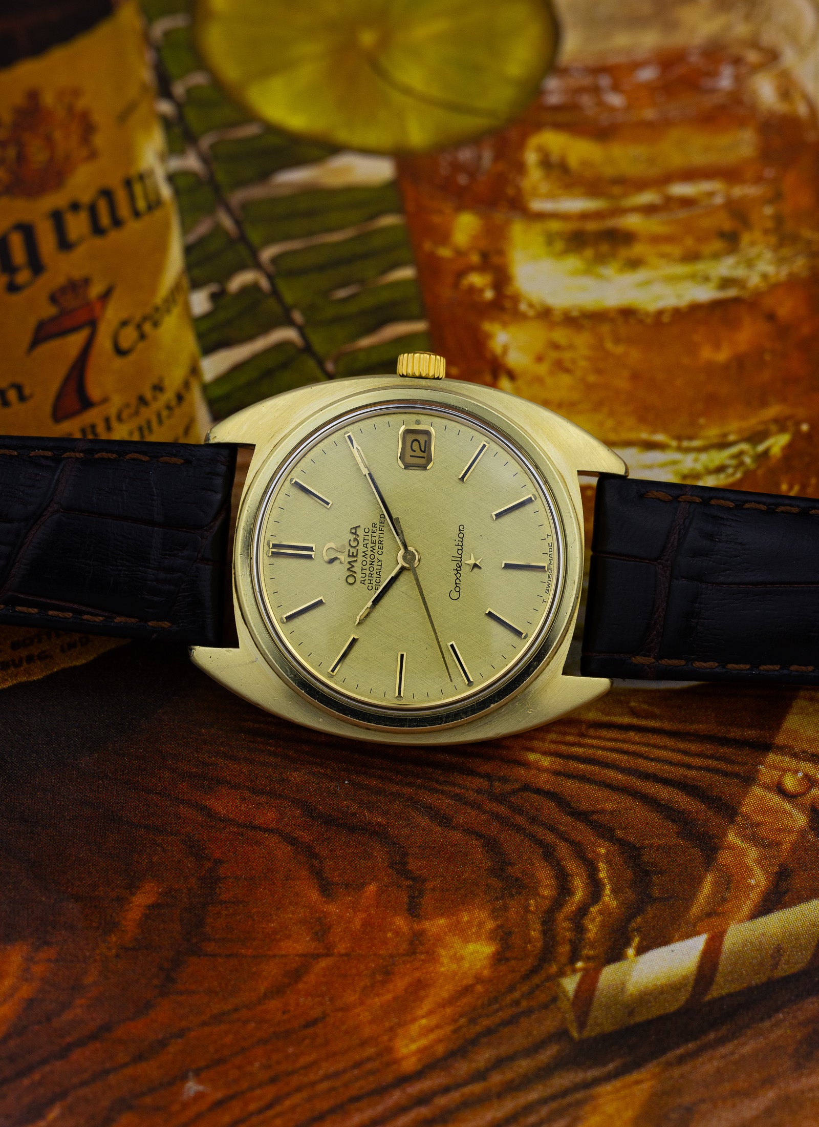 1969 Omega Constellation C Shape Linen Dial 168.017 cal. 564