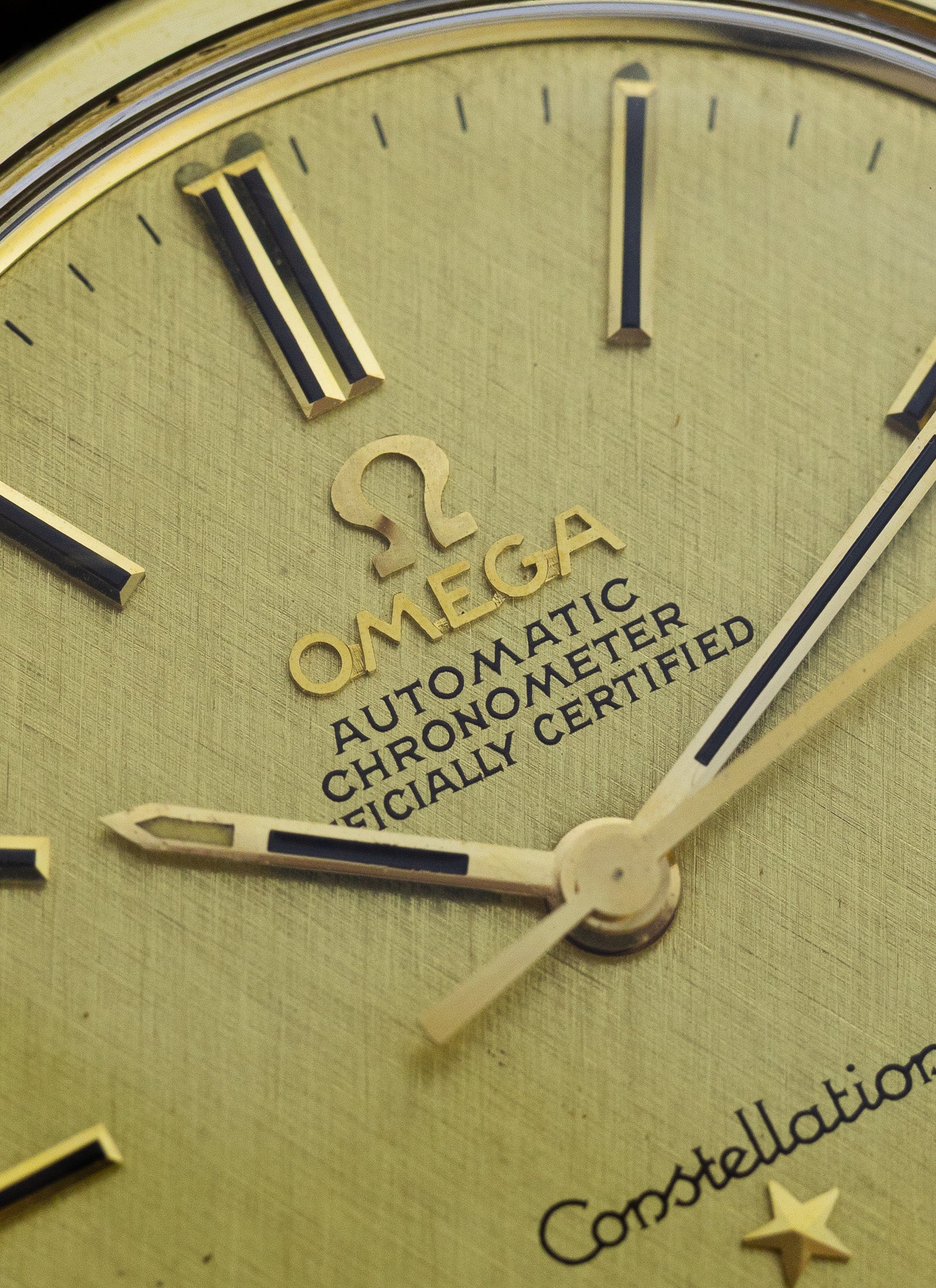 1969 Omega Constellation C Shape Linen Dial 168.017 cal. 564