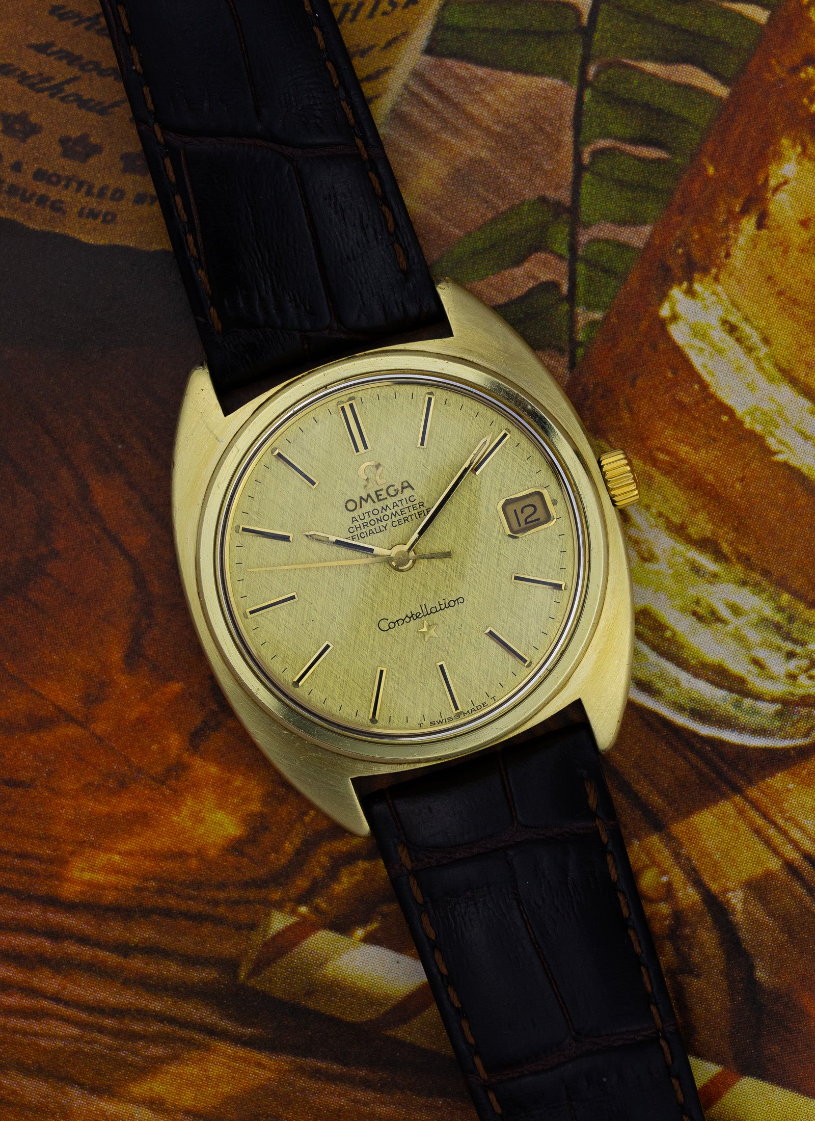 1969 Omega Constellation C Shape Linen Dial 168.017 cal. 564