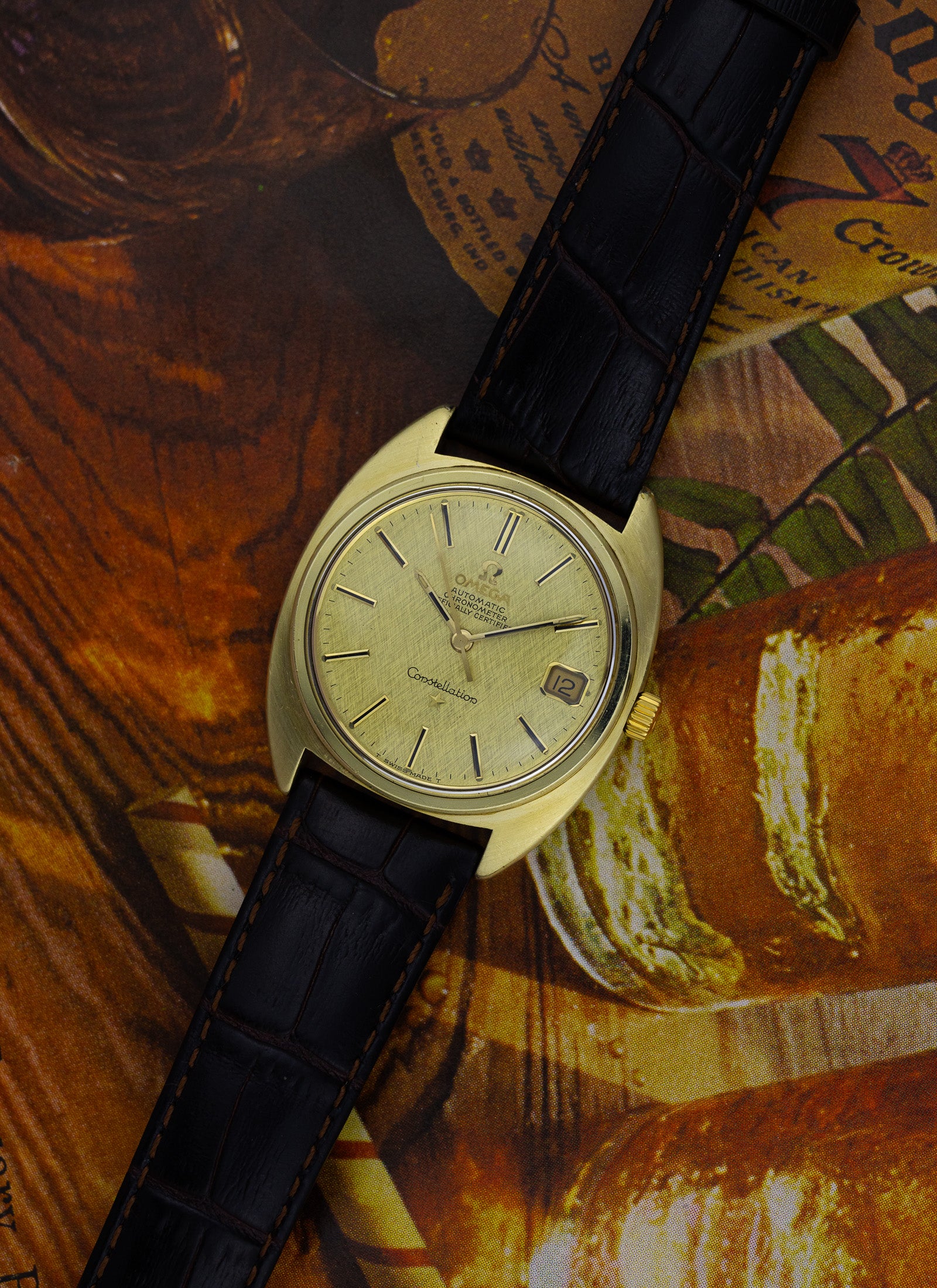 1969 Omega Constellation C Shape Linen Dial 168.017 cal. 564