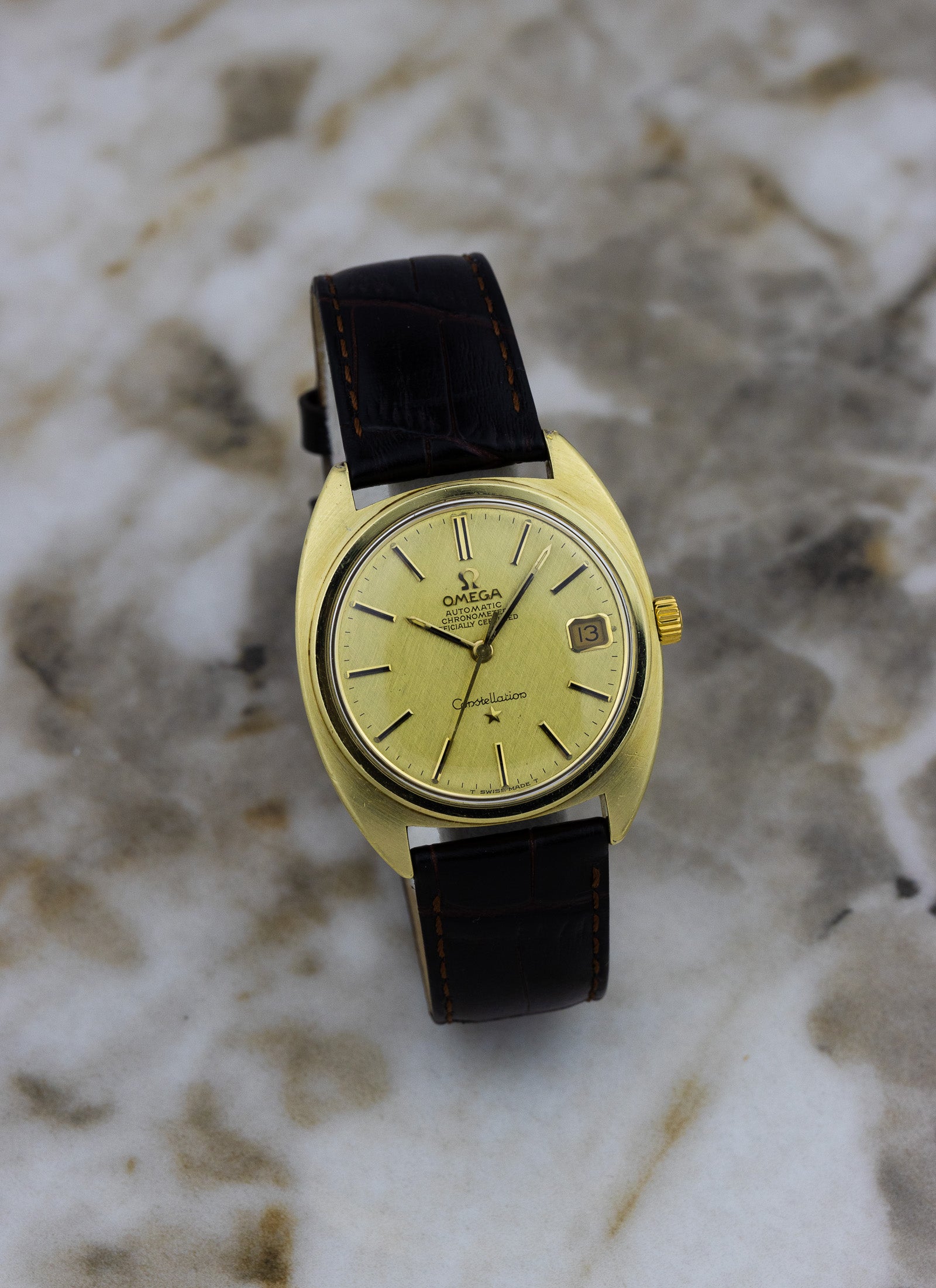 1969 Omega Constellation C Shape Linen Dial 168.017 cal. 564