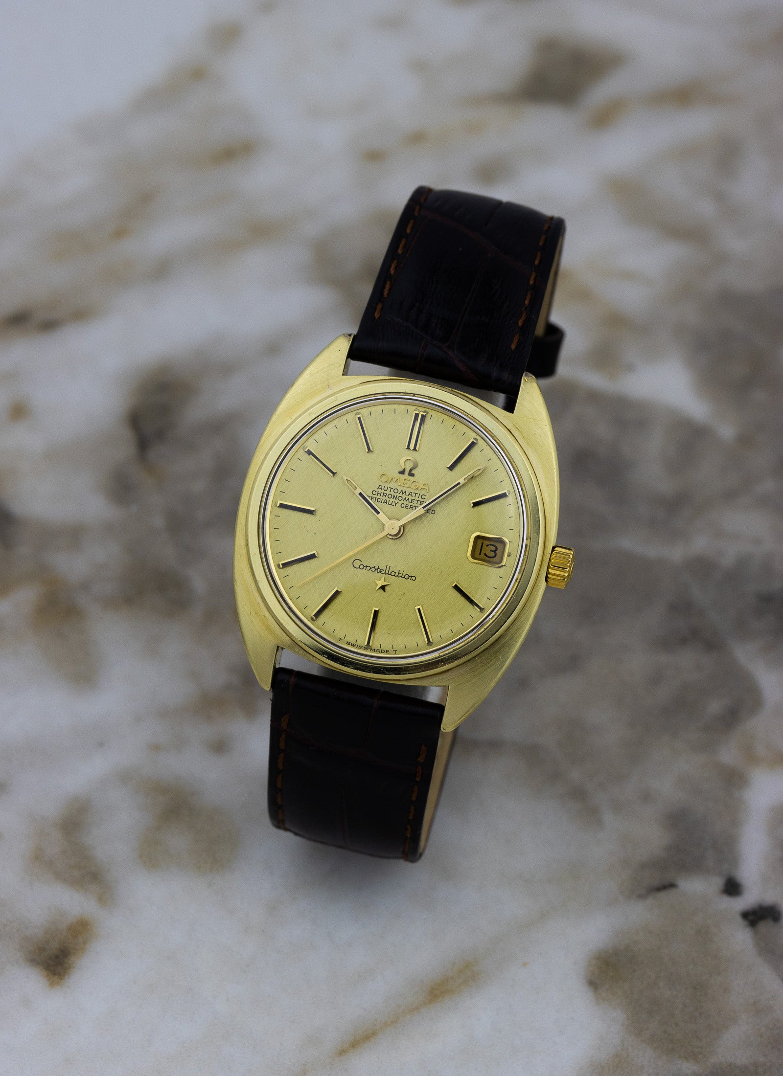 1969 Omega Constellation C Shape Linen Dial 168.017 cal. 564