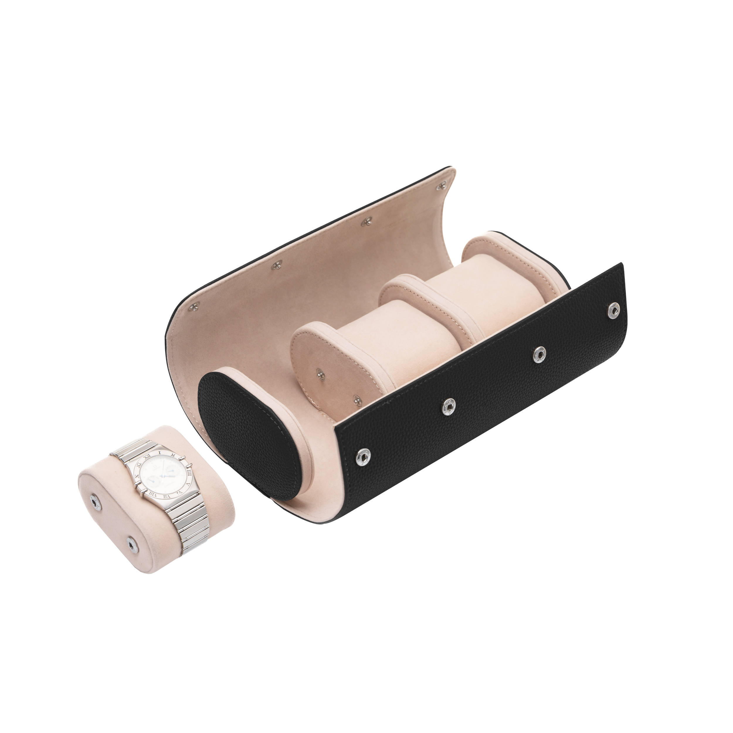 Etui na zegarek potrójne black gold