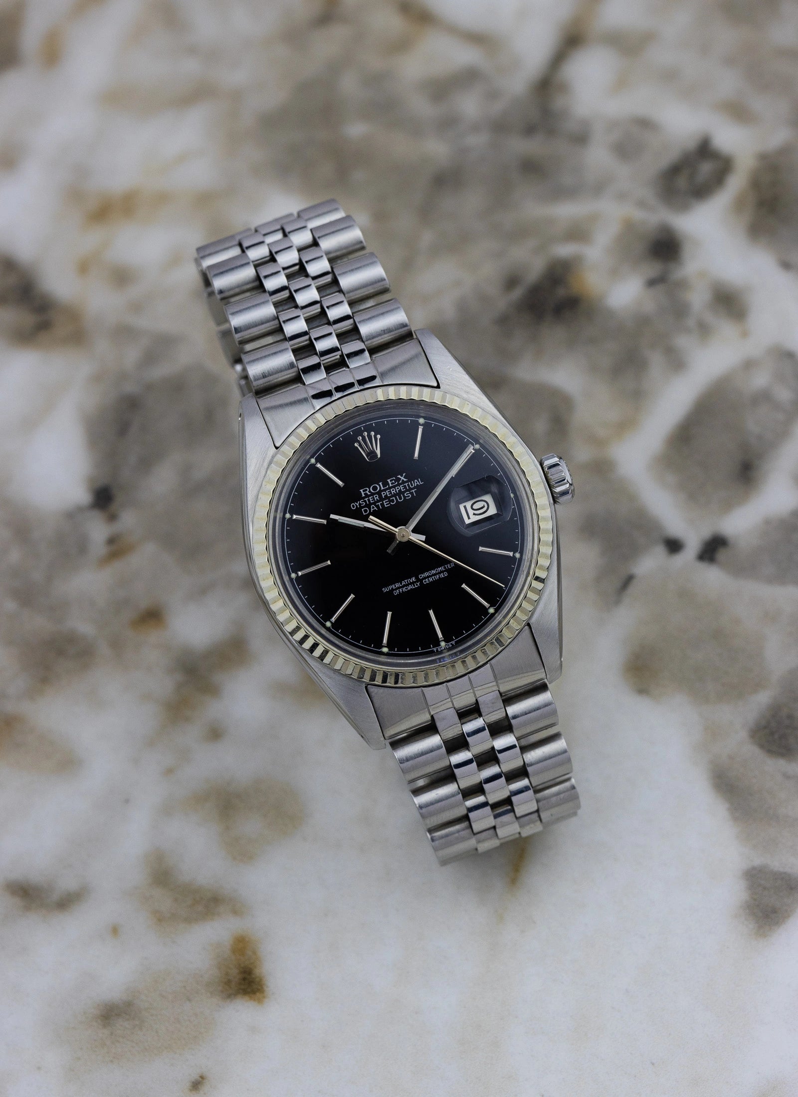 1978 Rolex Datejust Black Dial 16014 Box