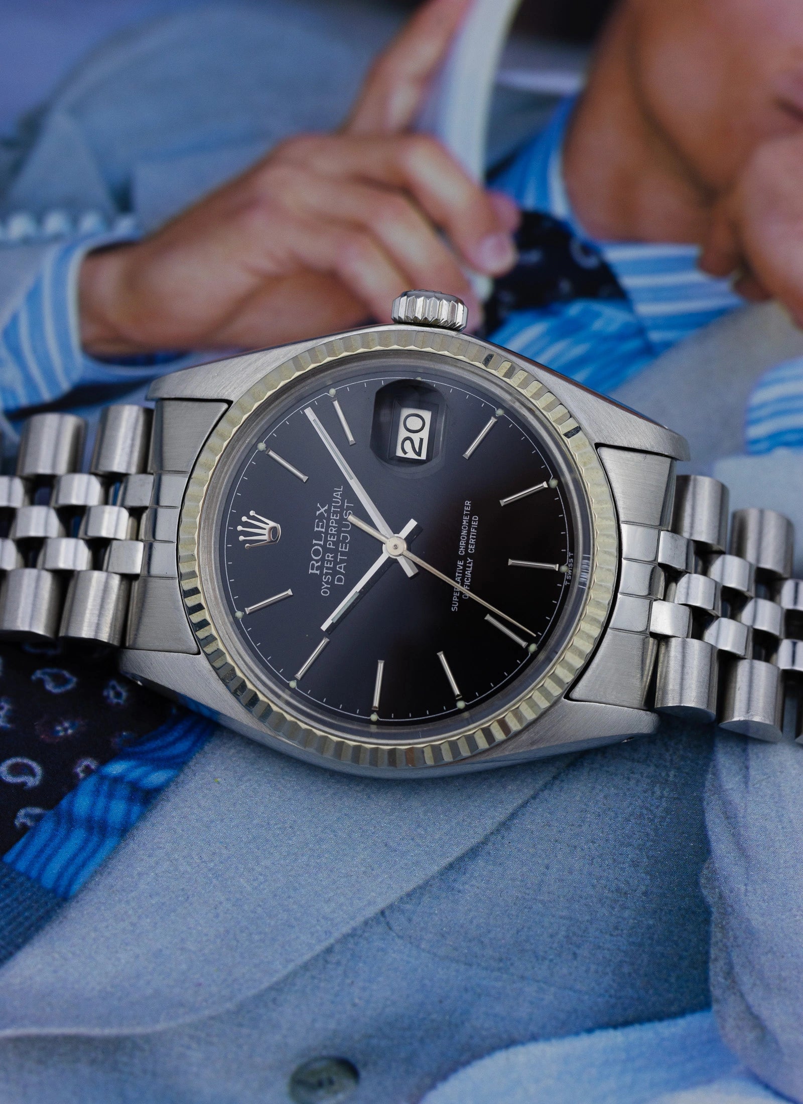 1978 Rolex Datejust Black Dial 16014 Box