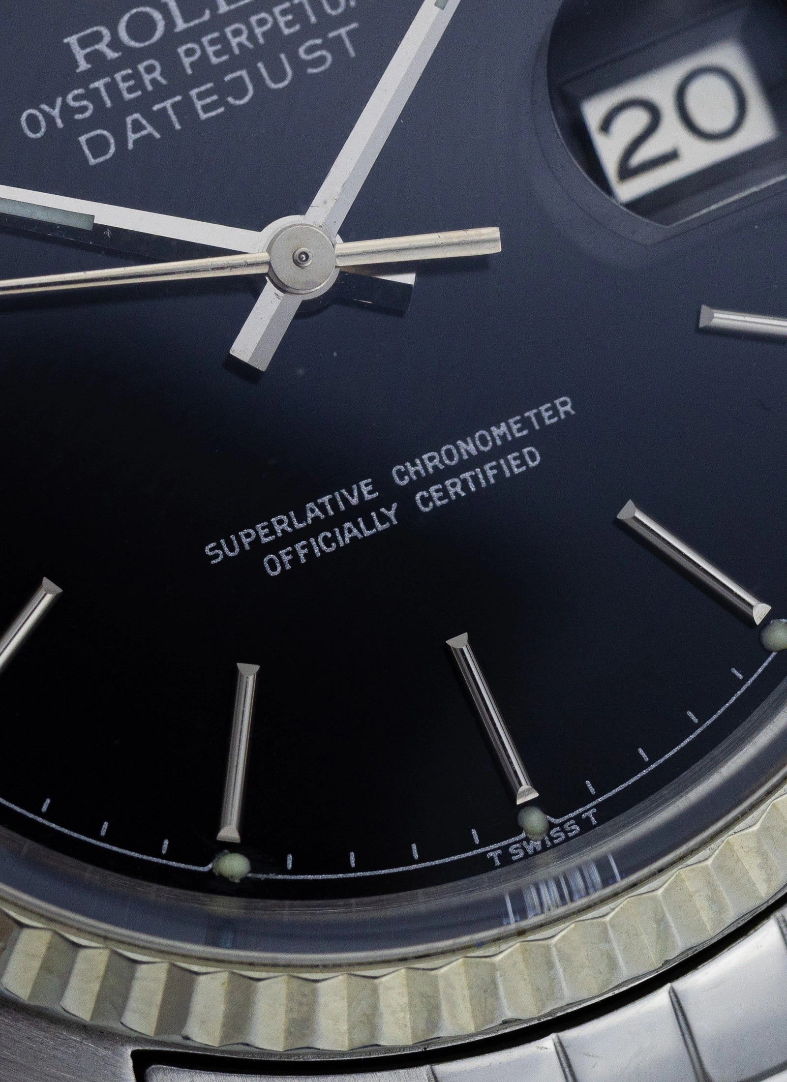 1978 Rolex Datejust Black Dial 16014 Box