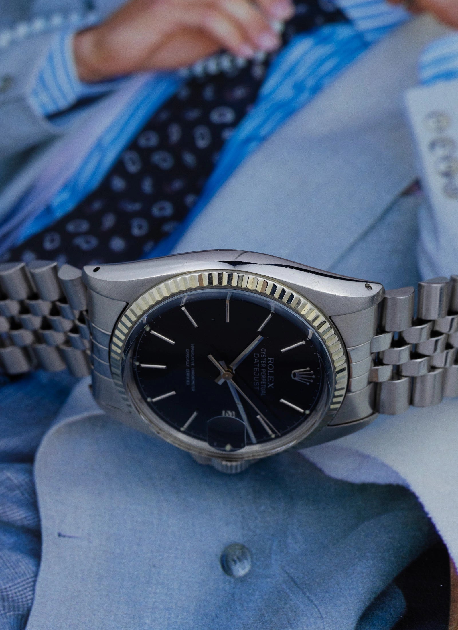 1978 Rolex Datejust Black Dial 16014 Box