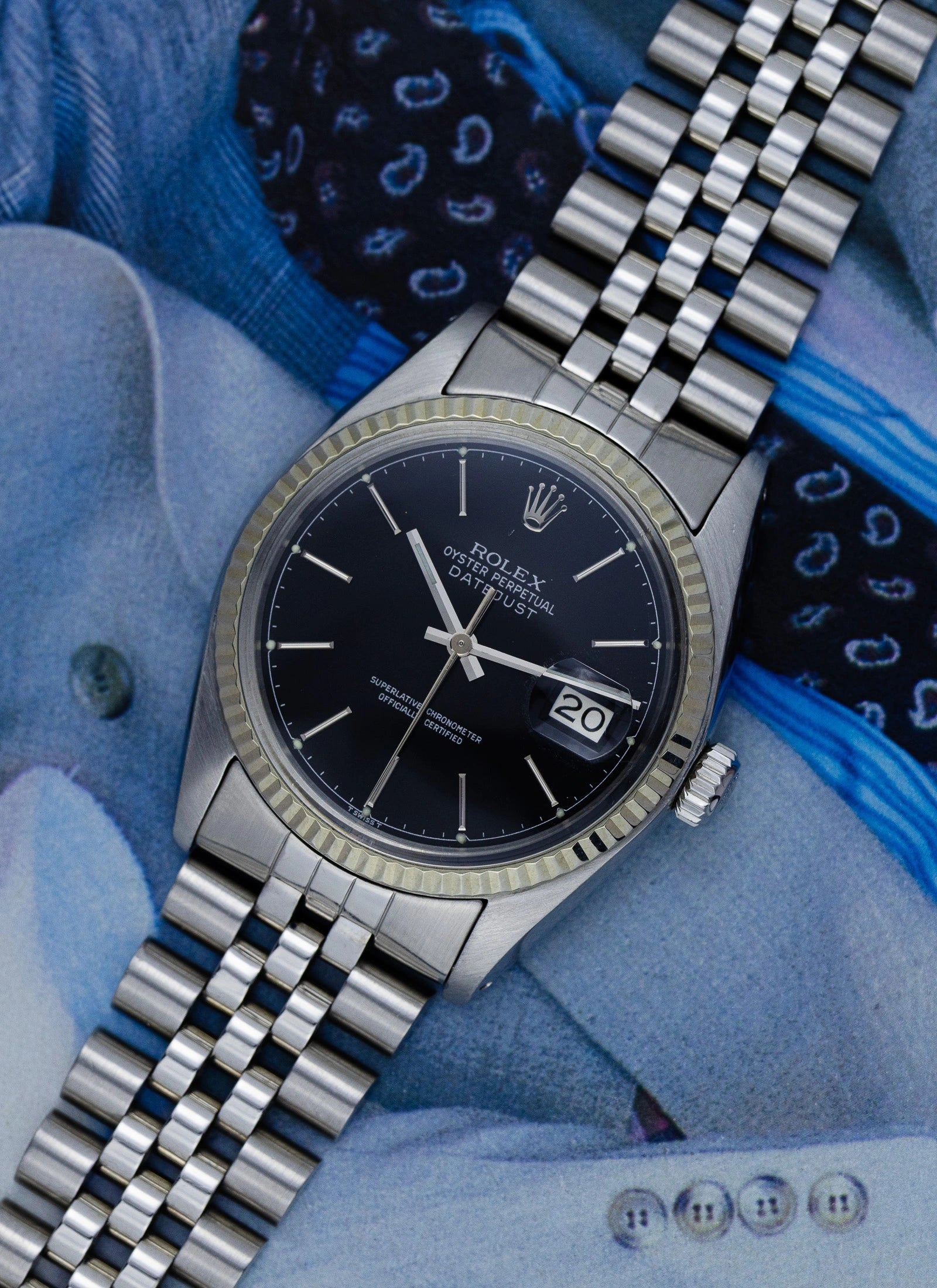 1978 Rolex Datejust Black Dial 16014 Box