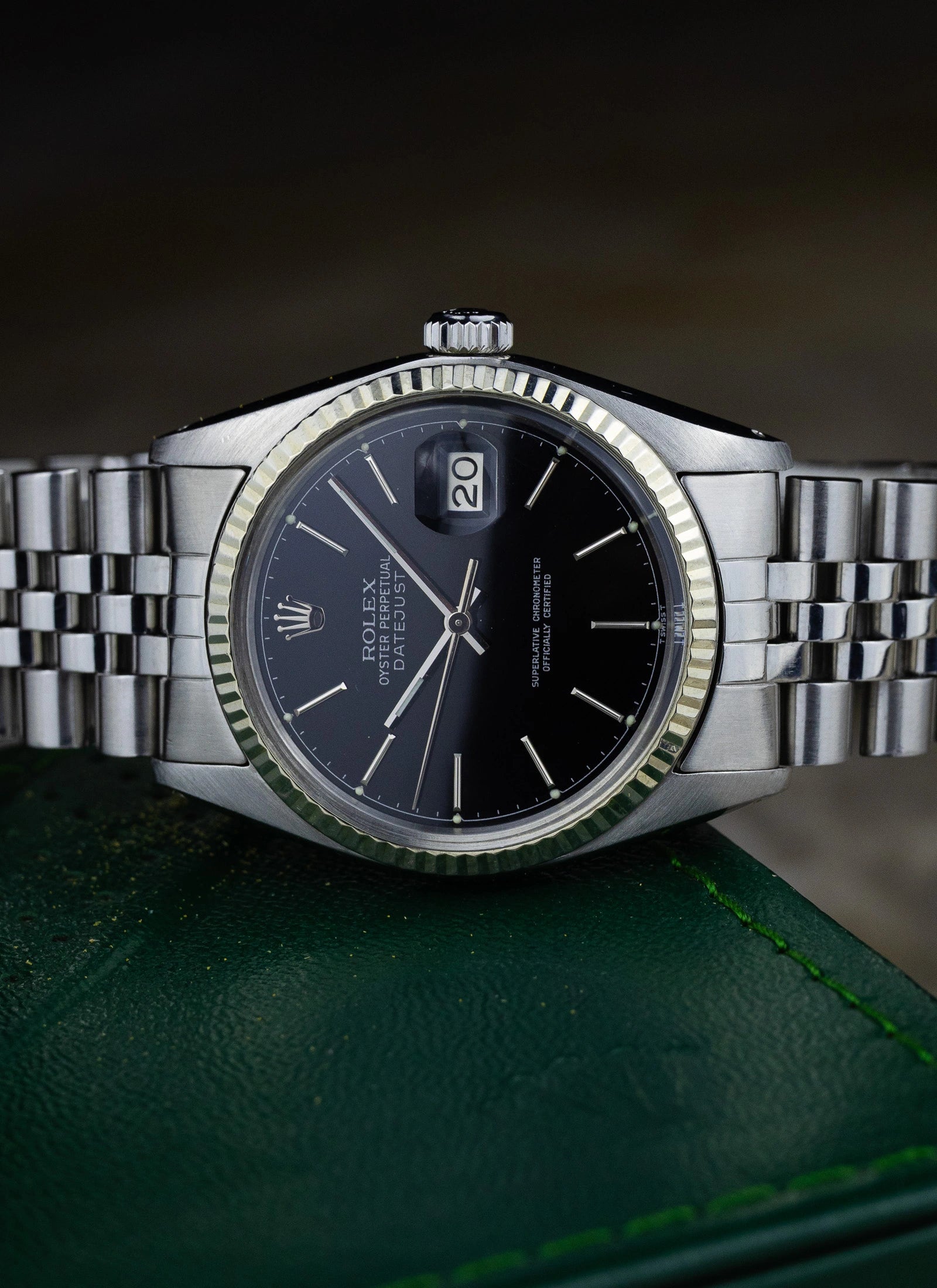 1978 Rolex Datejust Black Dial 16014 Box