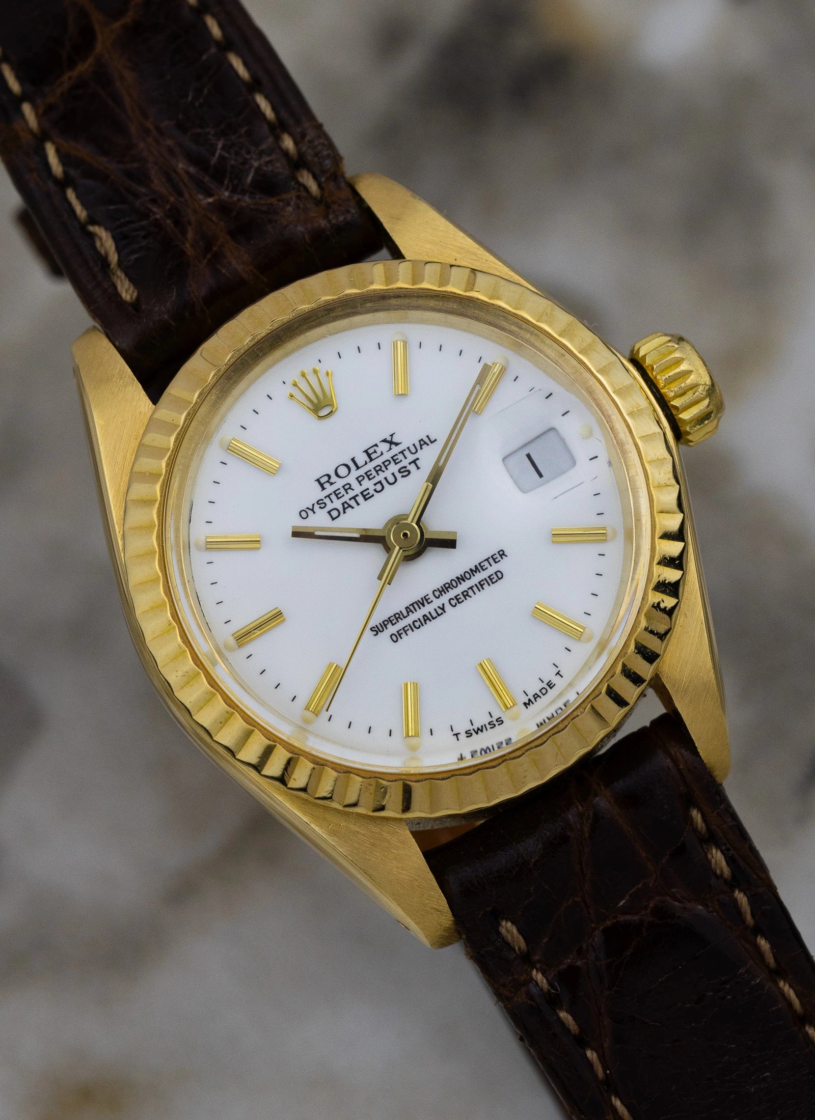 1979 18K Lady Rolex Datejust 6917 Box