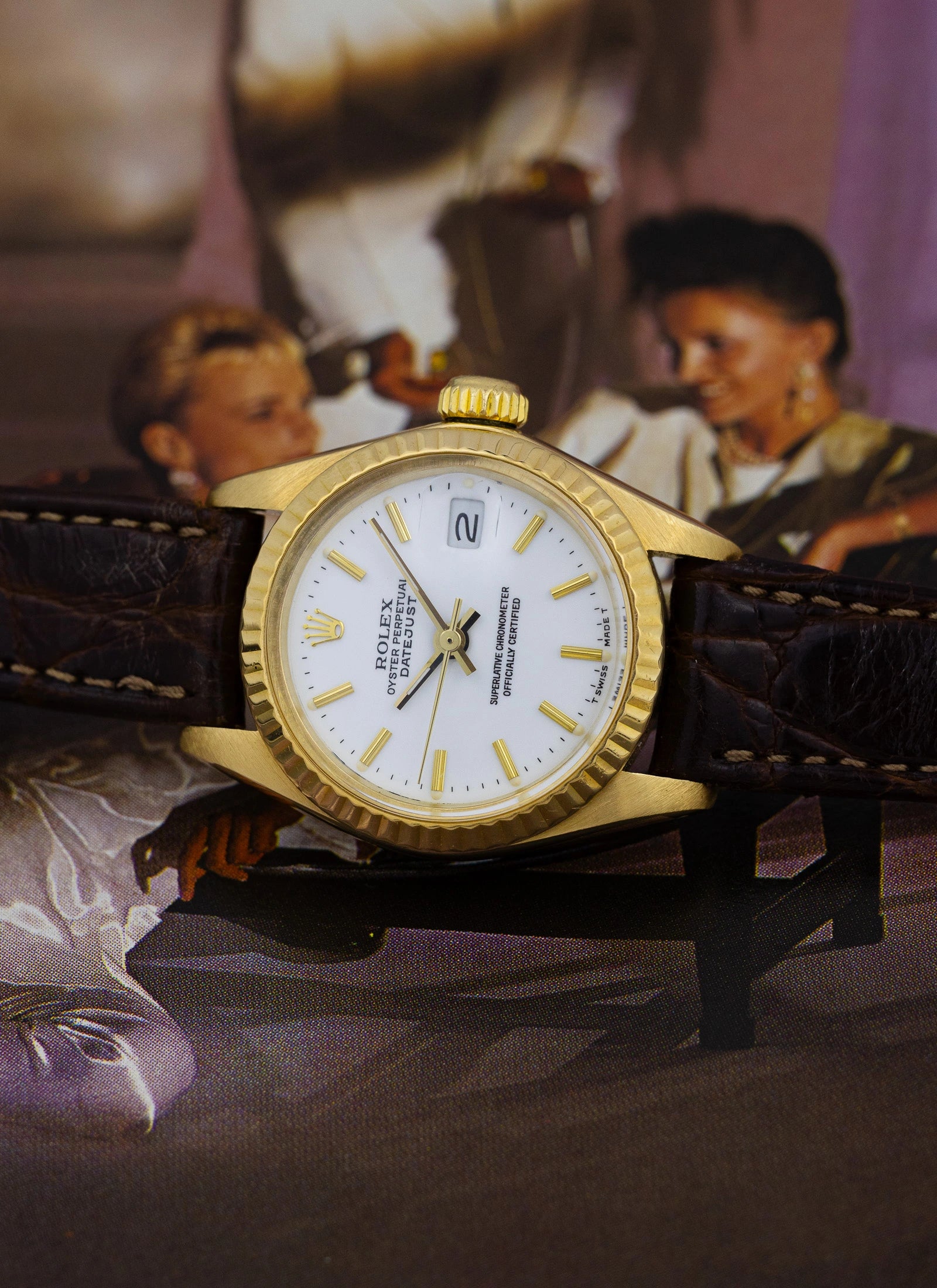 1979 18K Lady Rolex Datejust 6917 Box