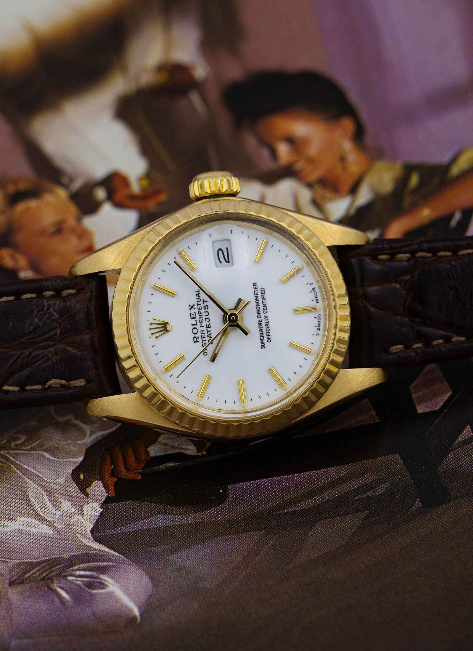 1979 18K Lady Rolex Datejust 6917 Box