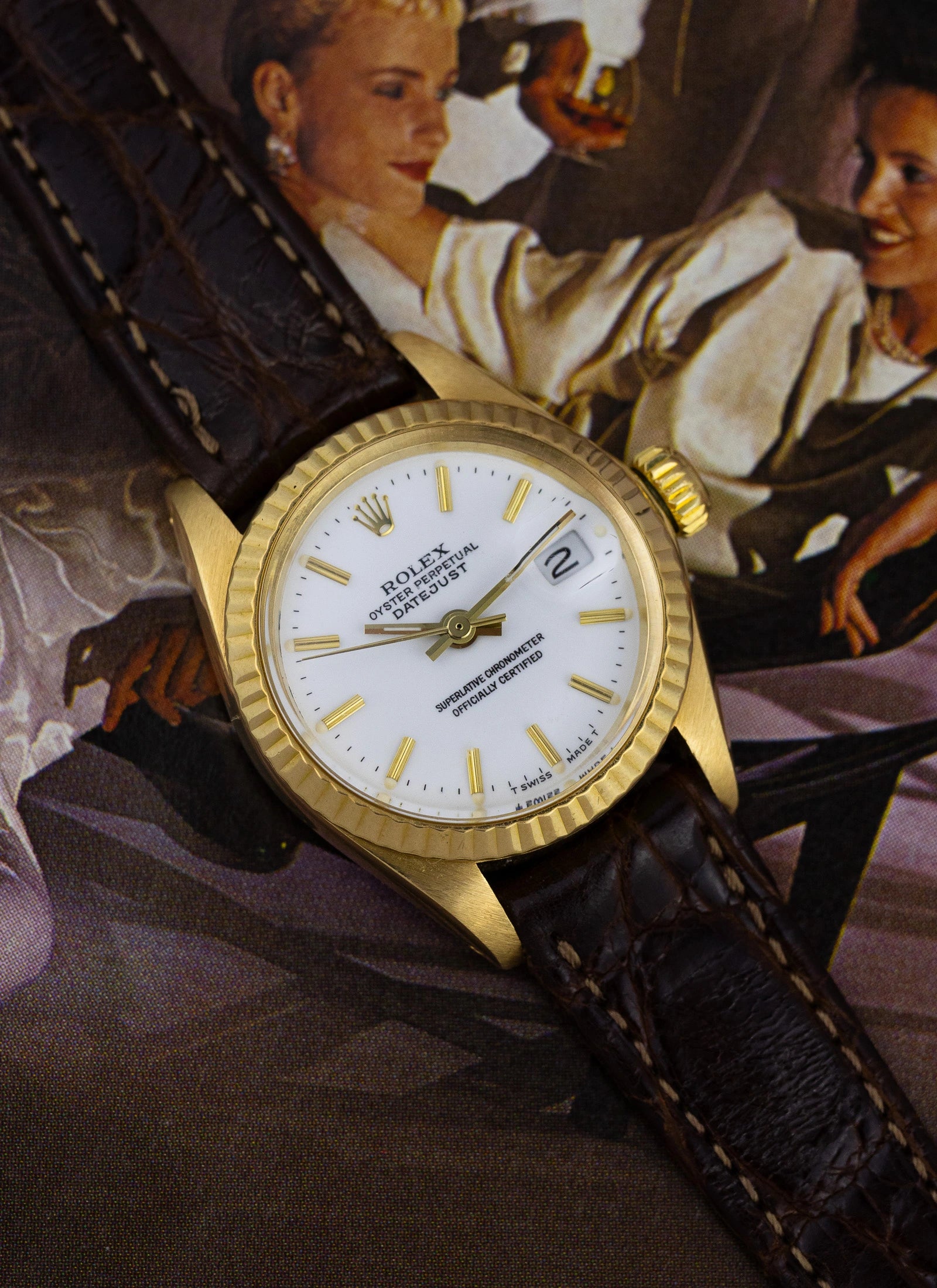 1979 18K Lady Rolex Datejust 6917 Box