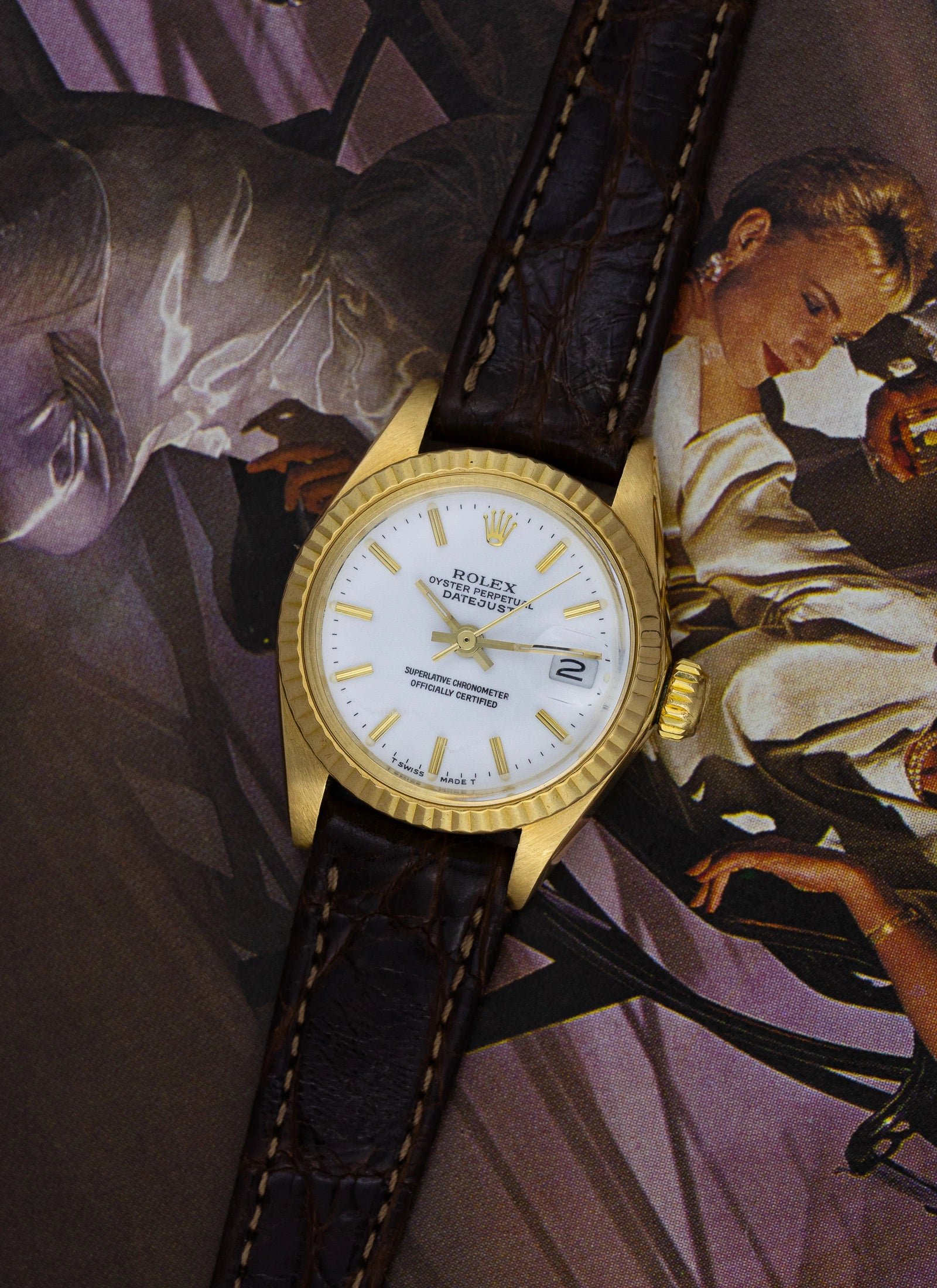 1979 18K Lady Rolex Datejust 6917 Box