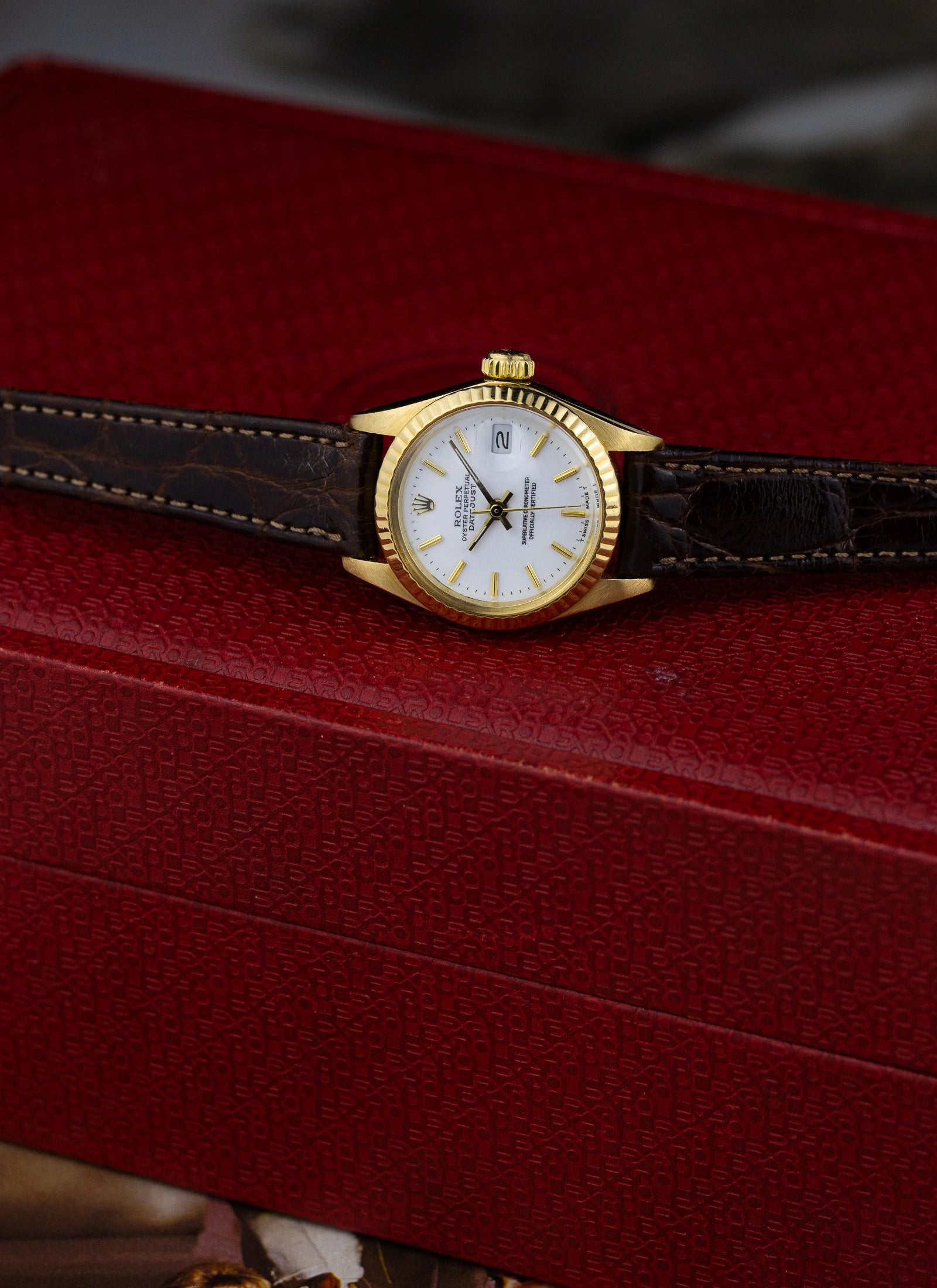 1979 18K Lady Rolex Datejust 6917 Box