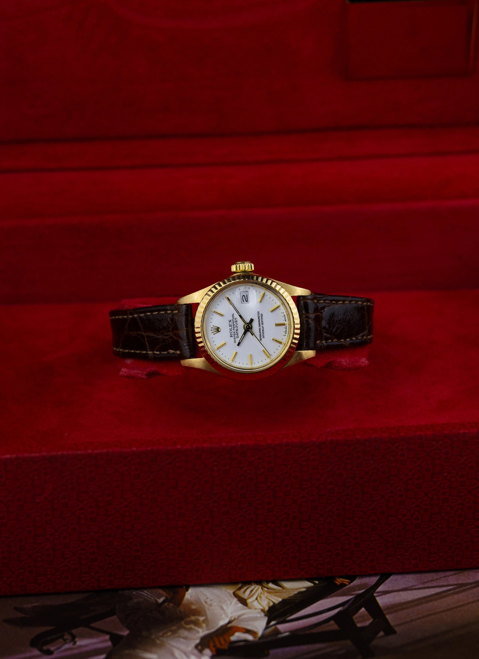 1979 18K Lady Rolex Datejust 6917 Box