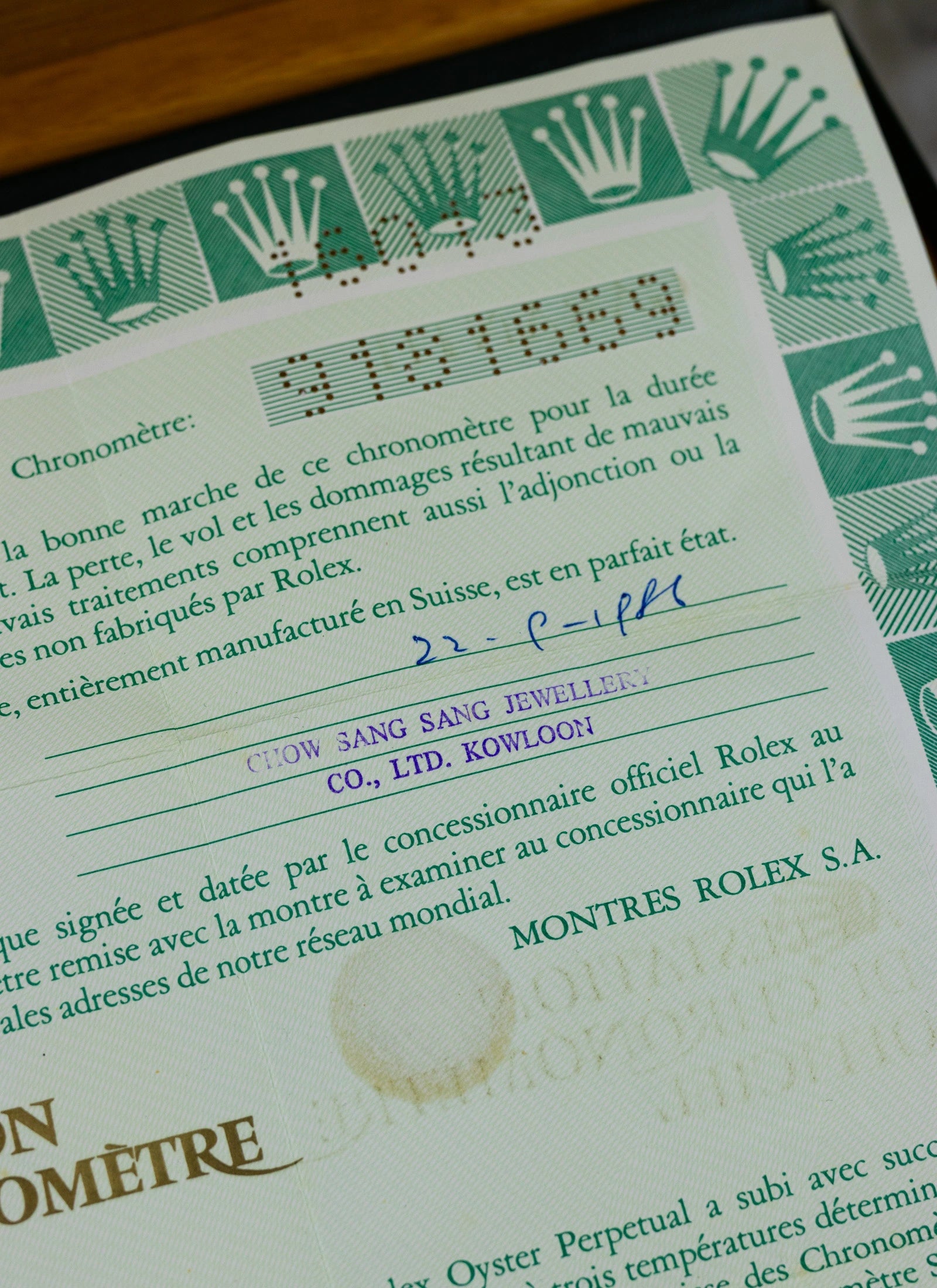 1986 Rolex Datejust Houndstooth Diamonds Dial 16013 Full Set