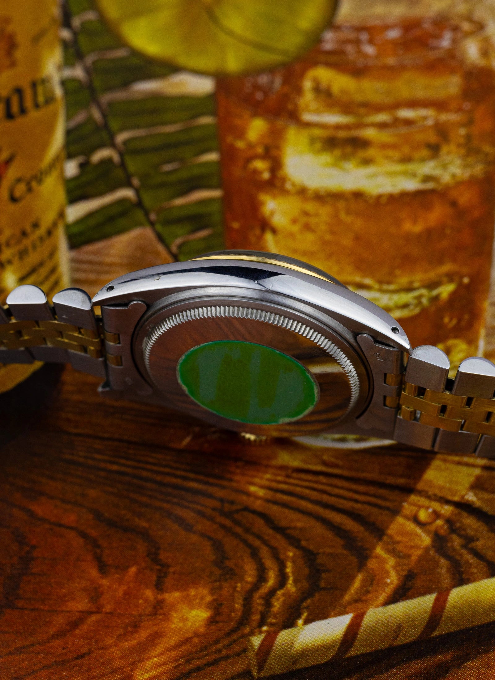 1986 Rolex Datejust Houndstooth Diamonds Dial 16013 Full Set