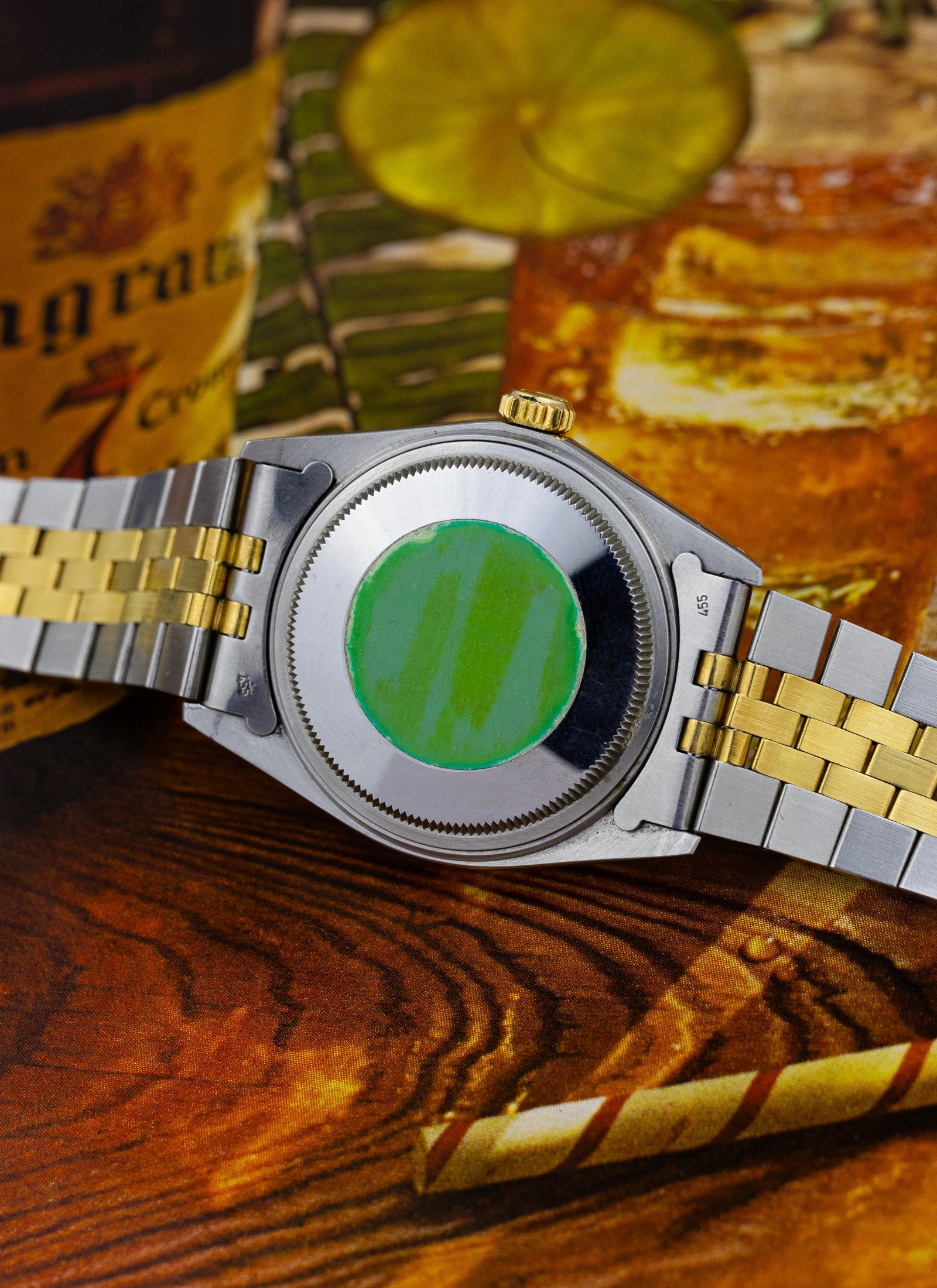 1986 Rolex Datejust Houndstooth Diamonds Dial 16013 Full Set