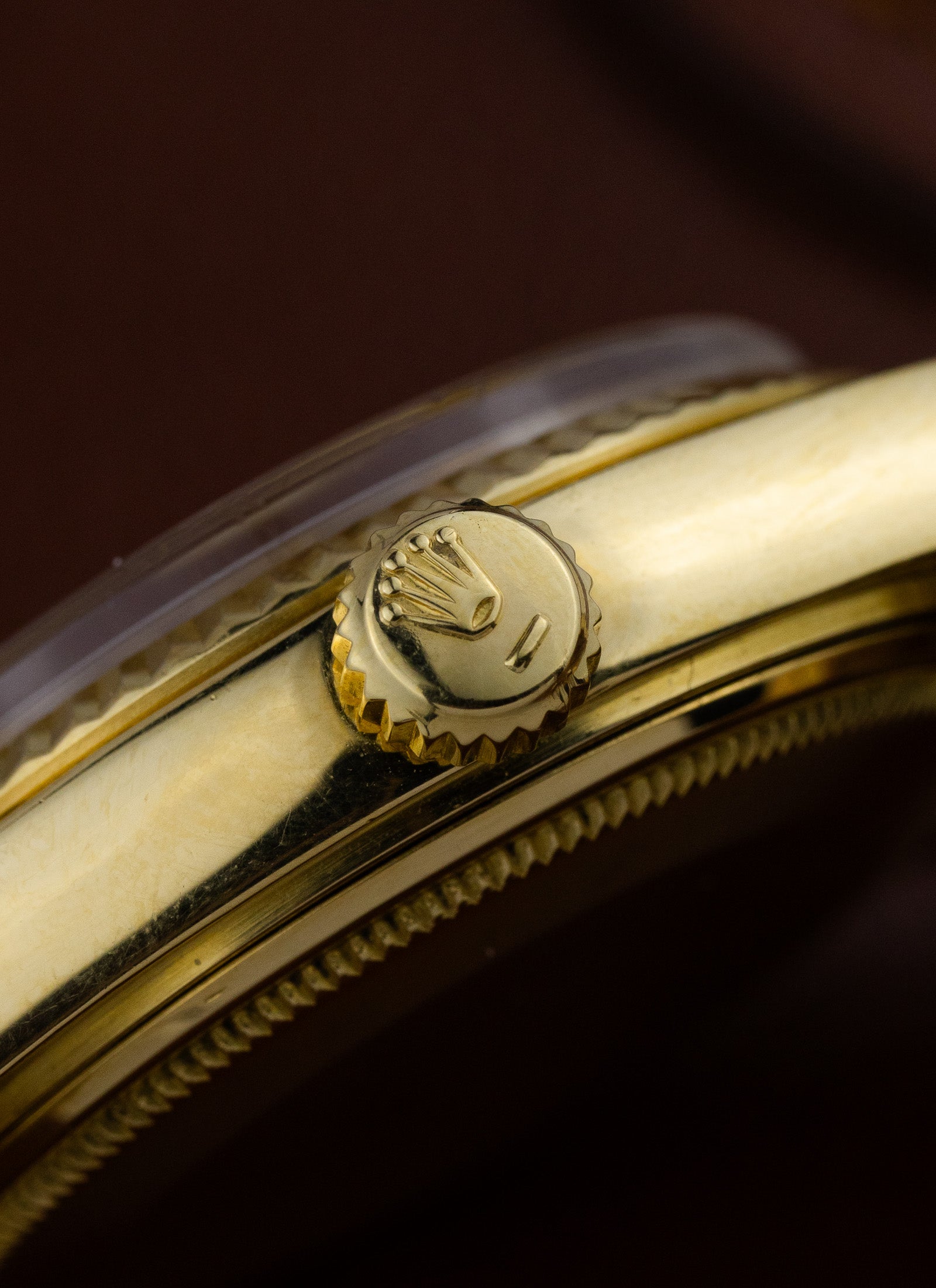 1975 18K Rolex Day-Date President Silver Pie Pan Dial 1803 Papers