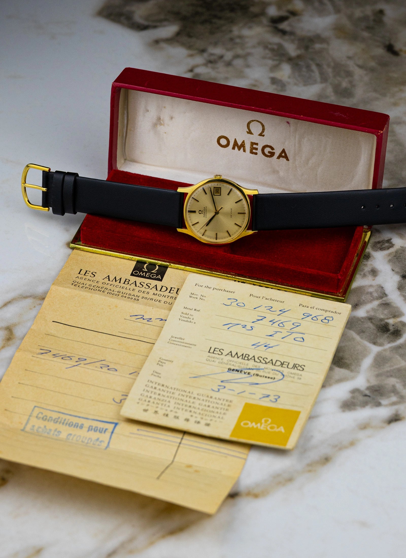 1969 Omega De Ville 162.046 cal. 1002 Serviced Full Set