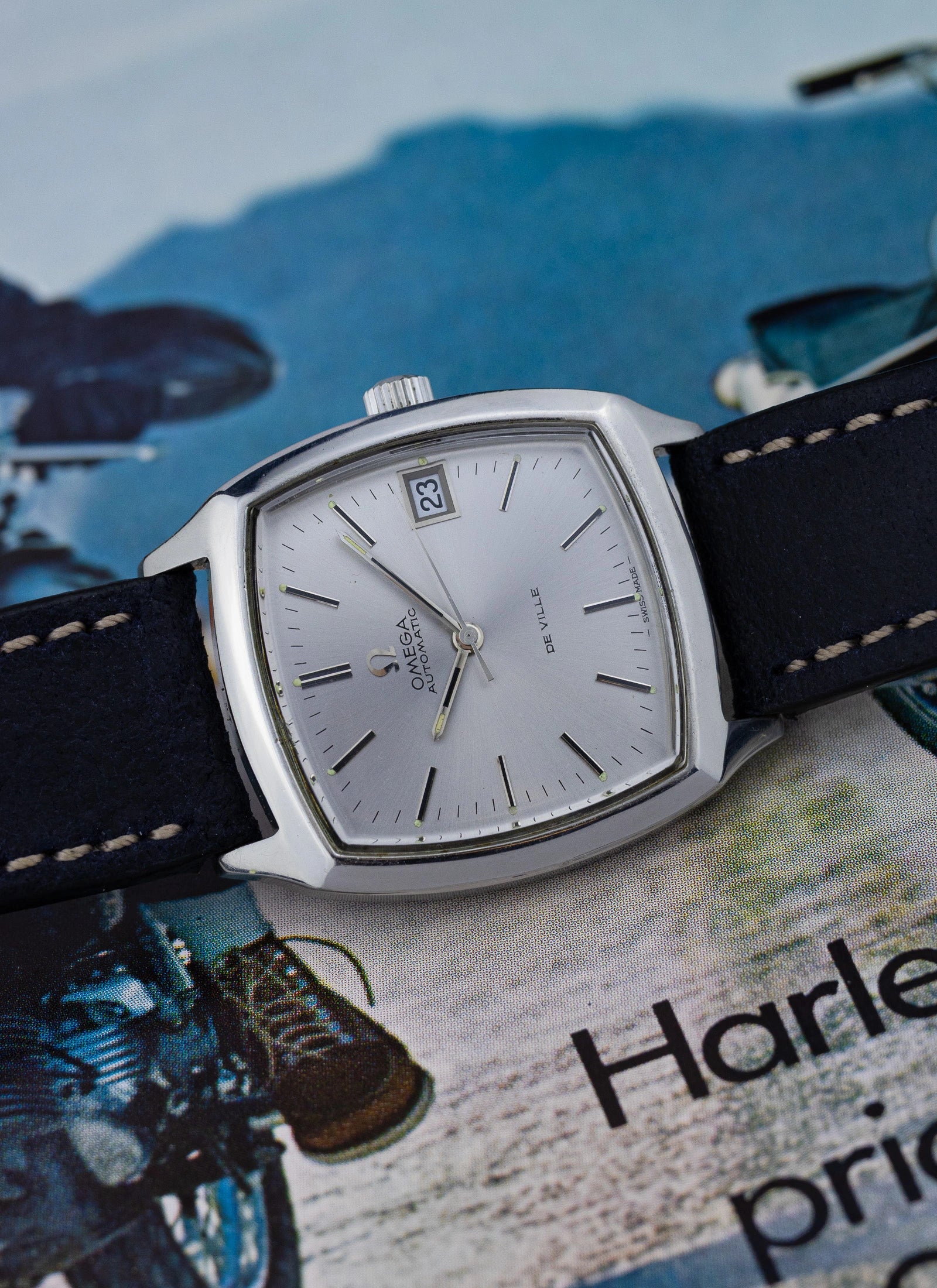 1970s Omega De Ville Square 166.0075 cal. 1012