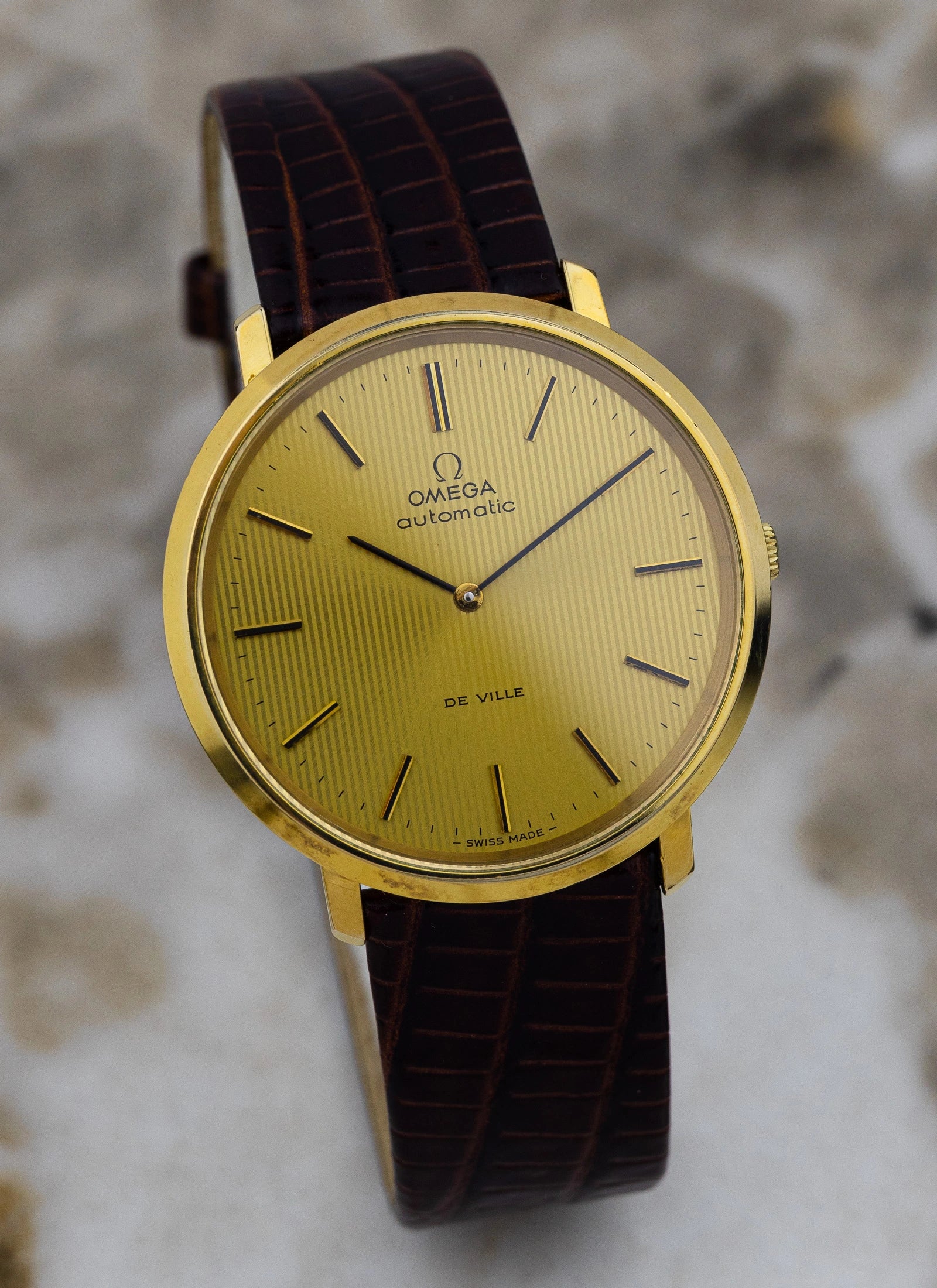 1973 Omega De Ville Tapestry Dial 151.0039 cal. 771 Serviced Full Set