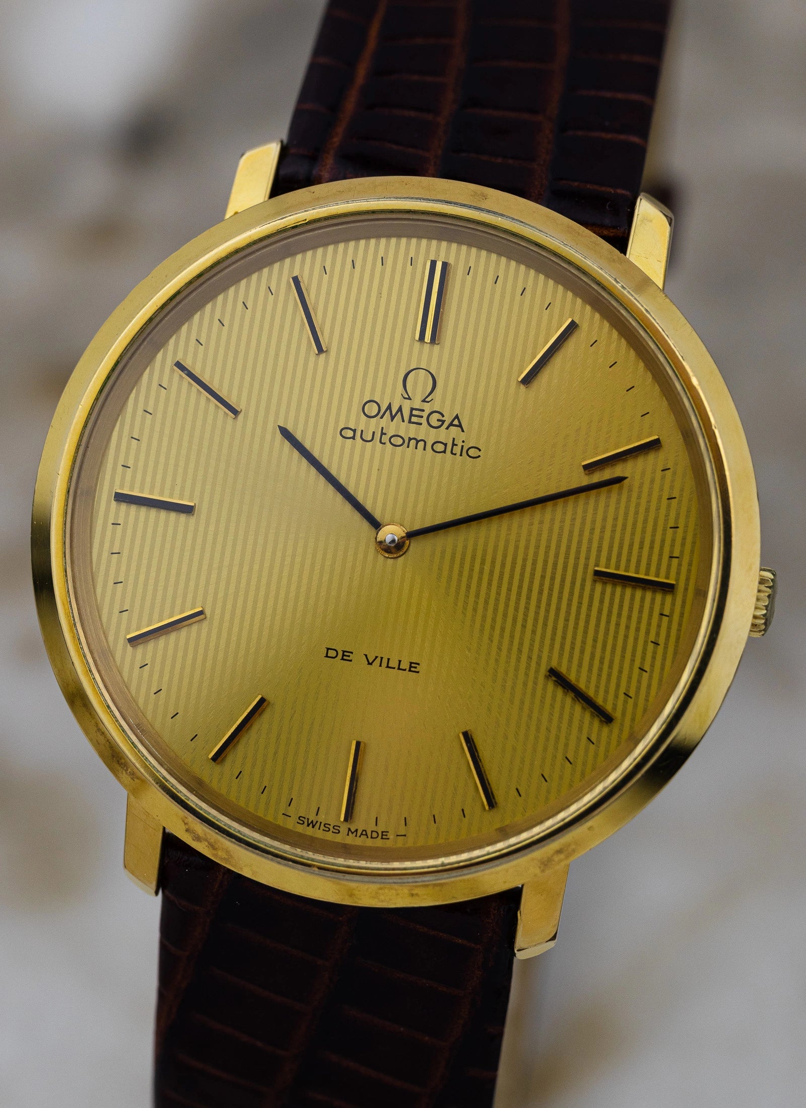1973 Omega De Ville Tapestry Dial 151.0039 cal. 771 Serviced Full Set