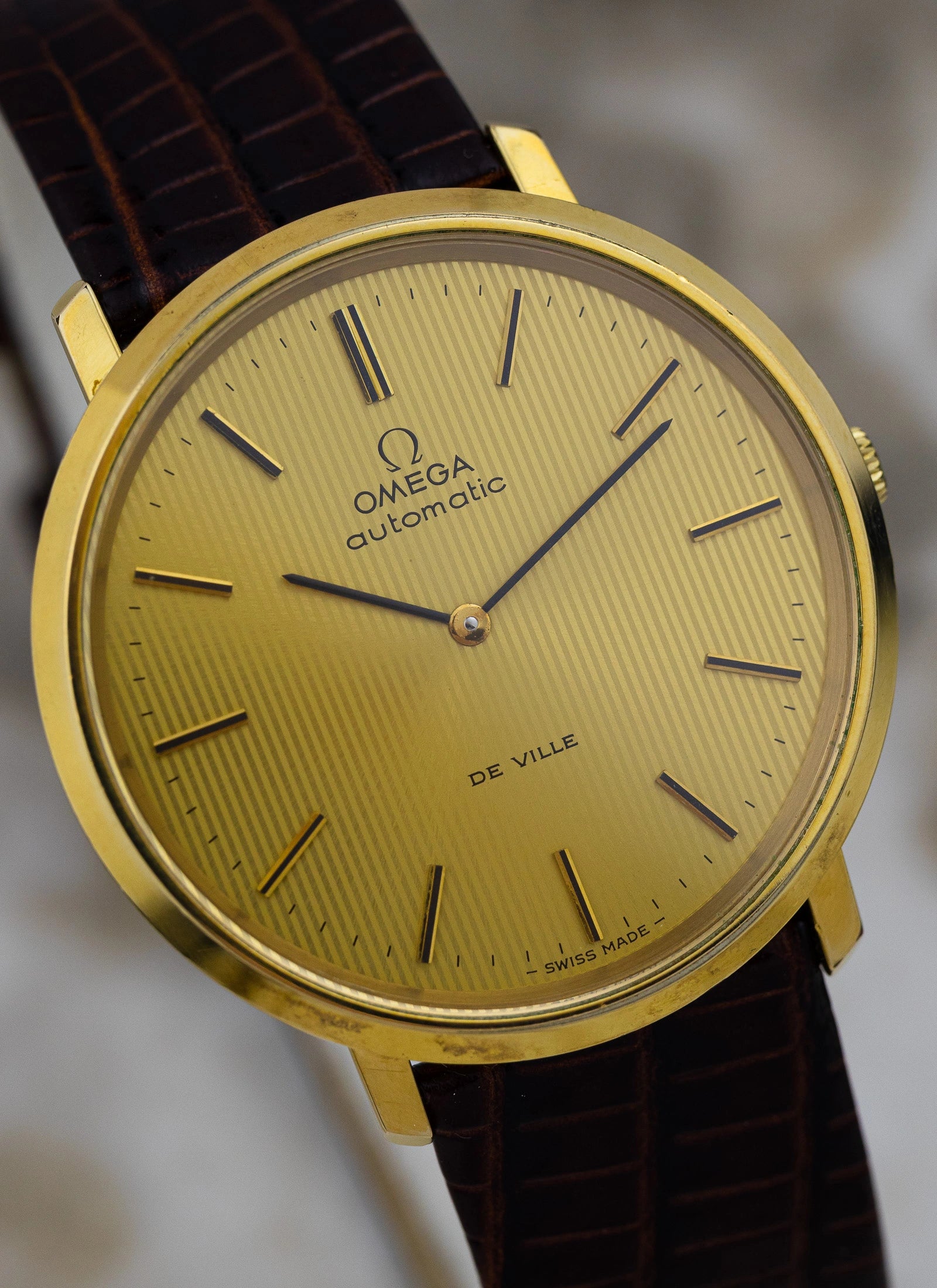 1973 Omega De Ville Tapestry Dial 151.0039 cal. 771 Serviced Full Set