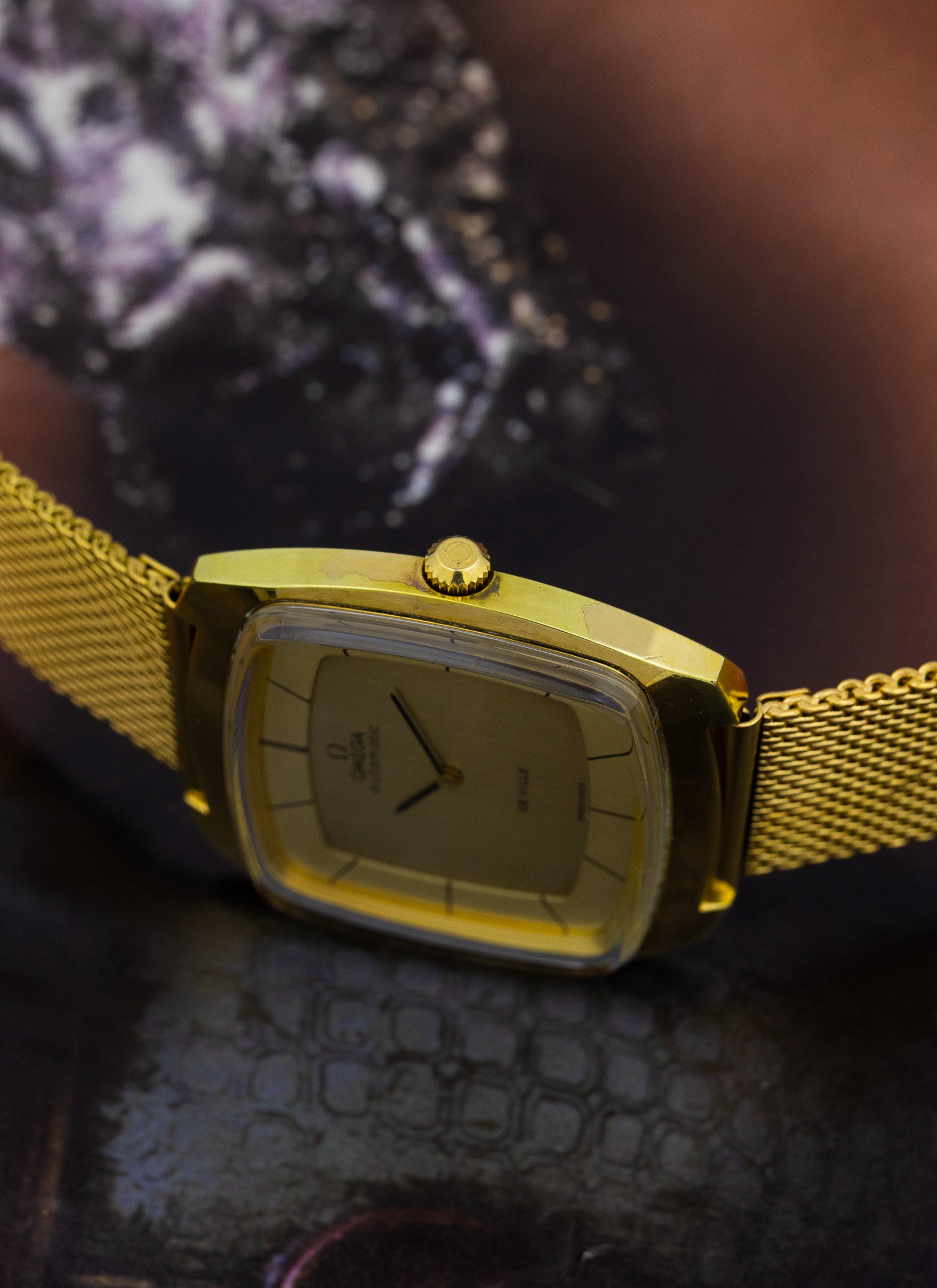 1970s Omega De Ville TV Dial 155.003 cal. 711 Box