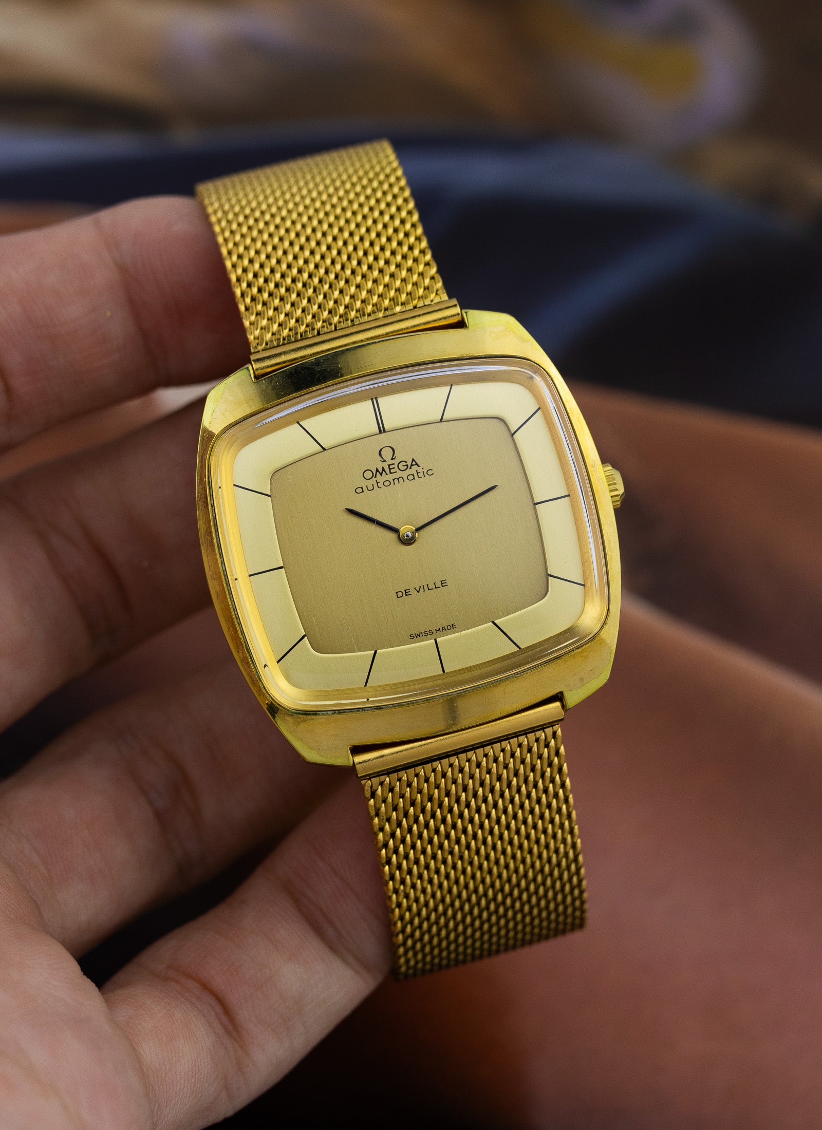 1970s Omega De Ville TV Dial 155.003 cal. 711 Box