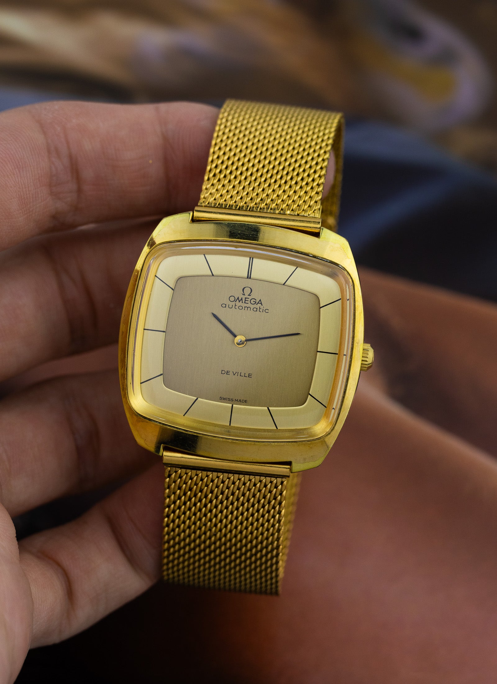 1970s Omega De Ville TV Dial 155.003 cal. 711 Box