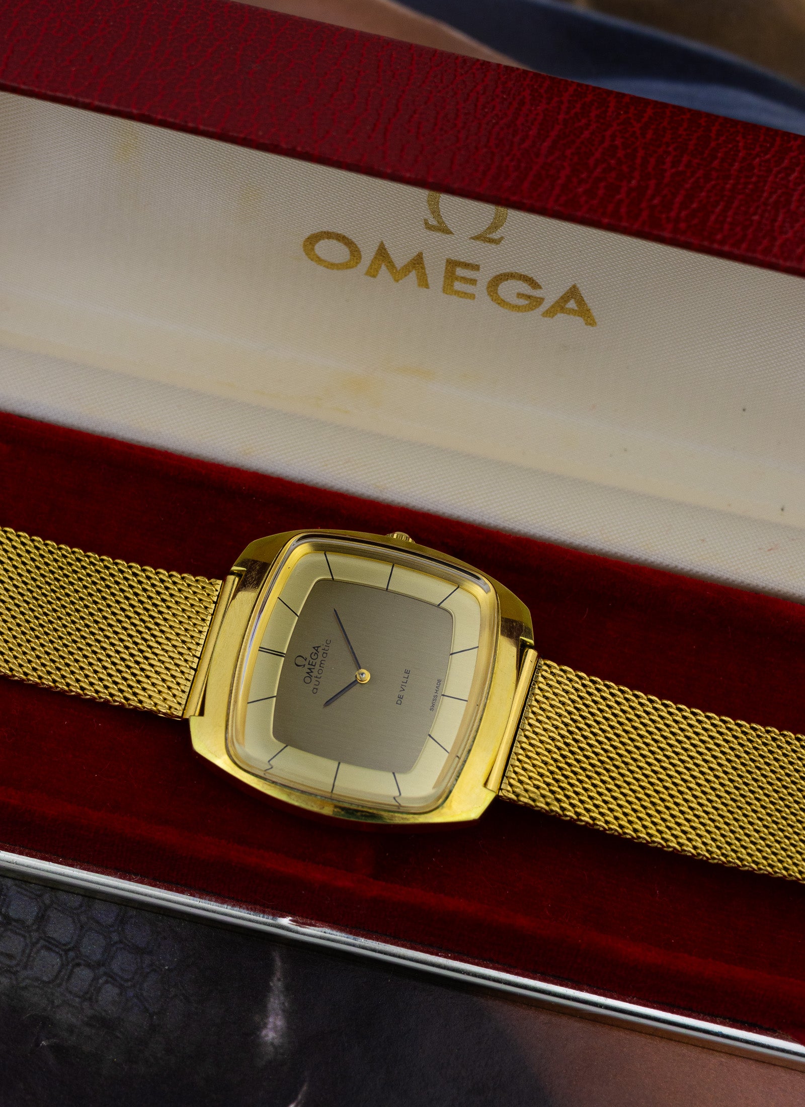 1970s Omega De Ville TV Dial 155.003 cal. 711 Box