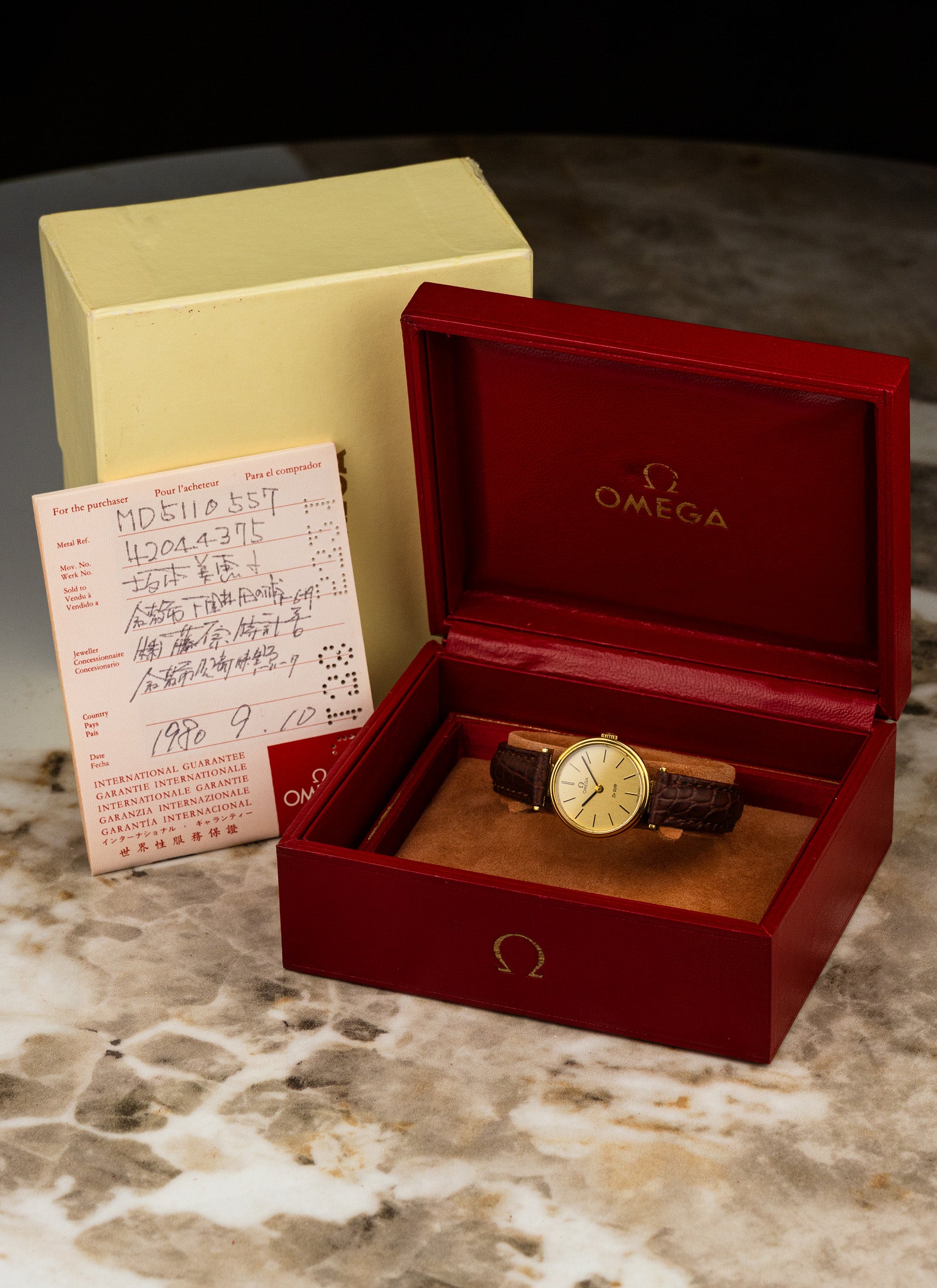 1979 Lady Omega De Ville 511.0557 cal. 625 Serviced Full Set