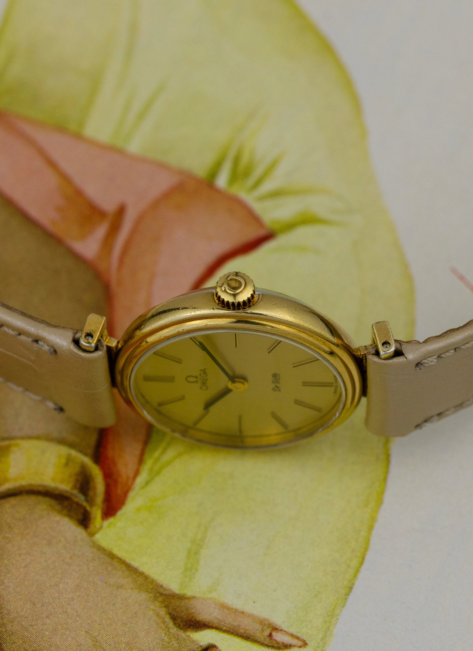 1979 Lady Omega De Ville 511.0557 Full Set cal. 625 Serviced
