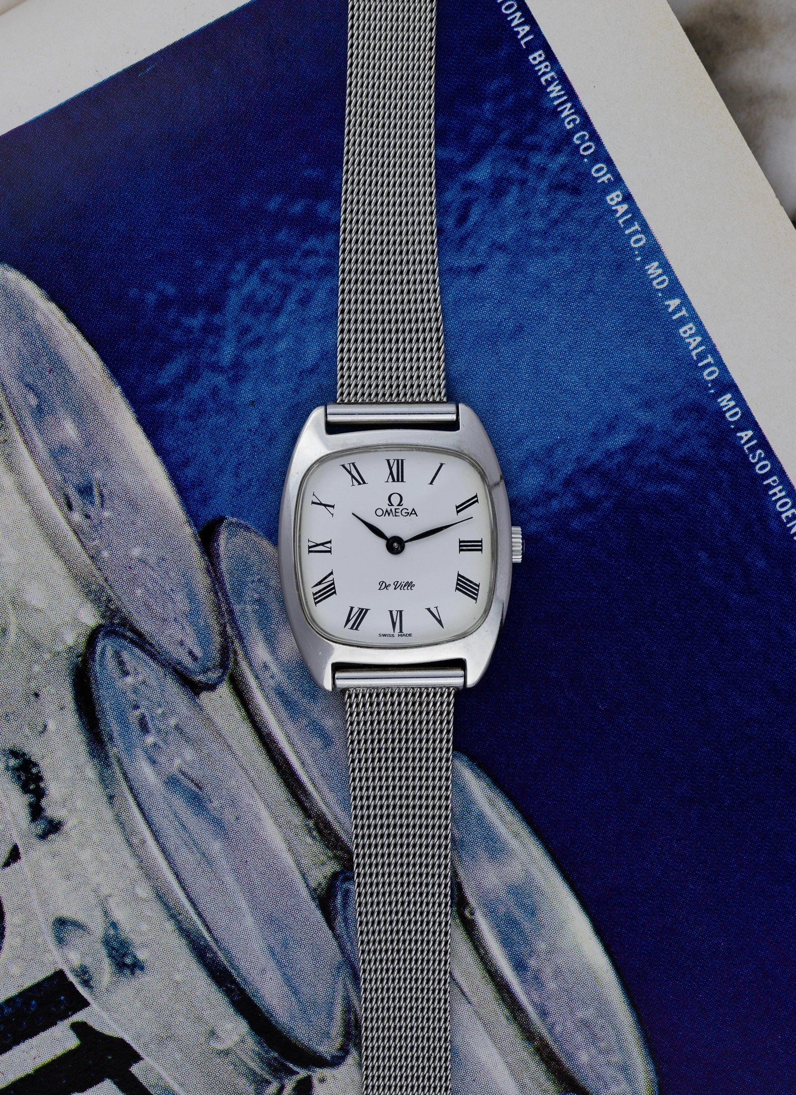 1979 Lady Omega De Ville Mesh Bracelet 511.0531 cal. 625 Serviced