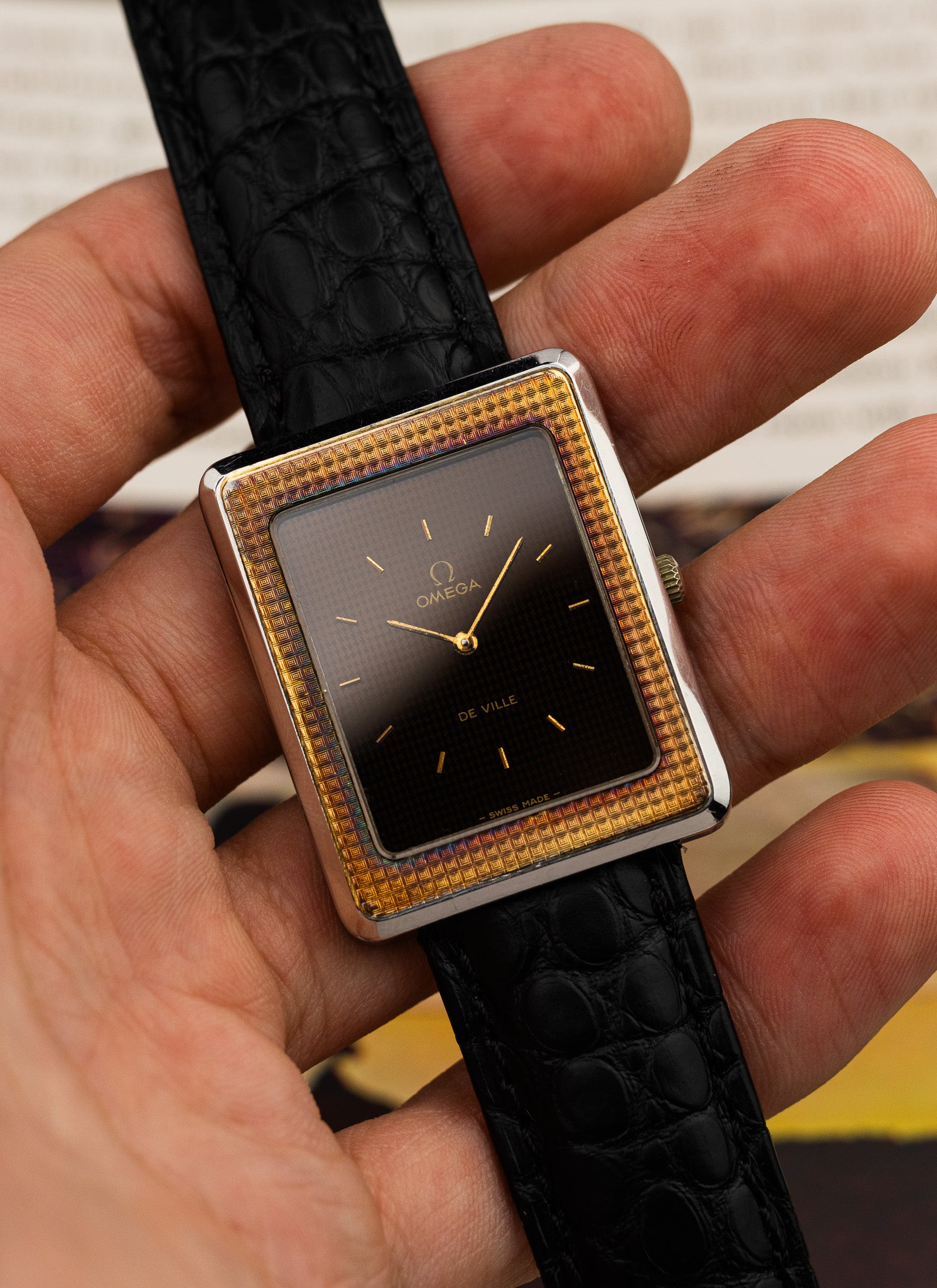 1978 Omega De Ville Tank Pavé d'Or 111.0136 8423 cal. 625 Serviced