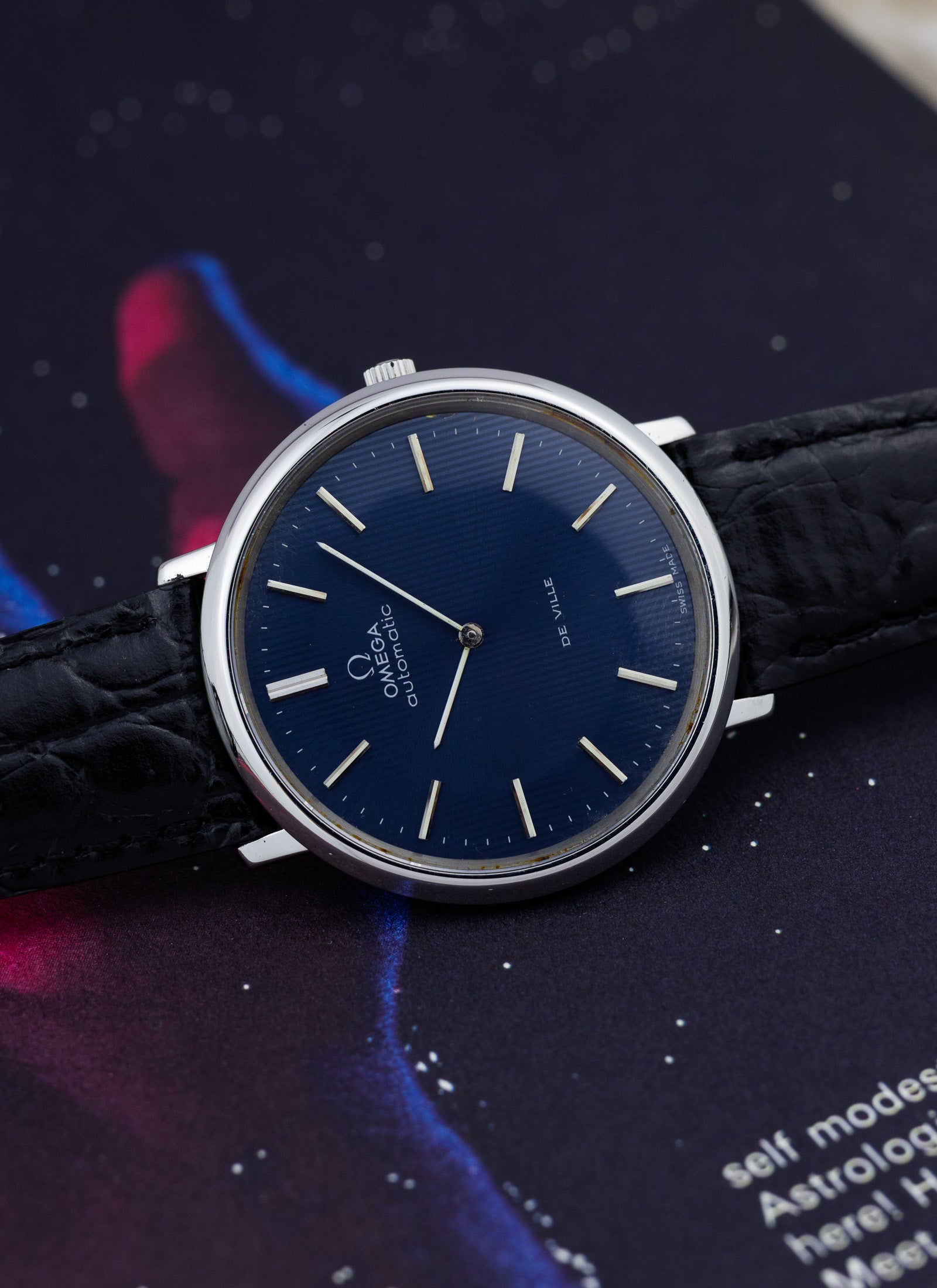 1968 Omega De Ville Blue Tapestry Dial 151.0039 cal. 711