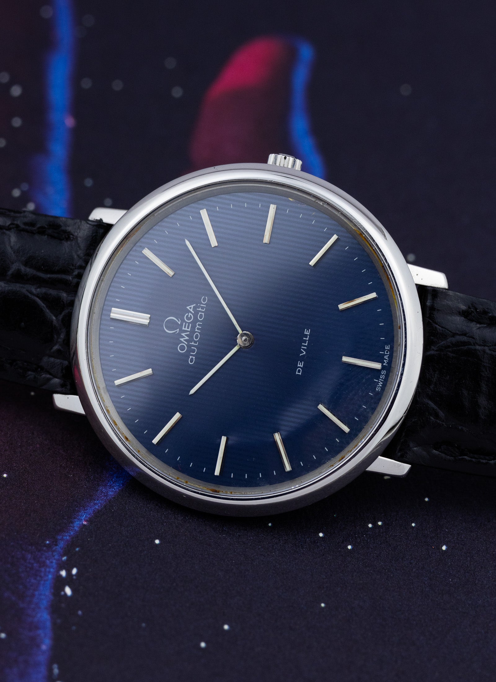 1968 Omega De Ville Blue Tapestry Dial 151.0039 cal. 711