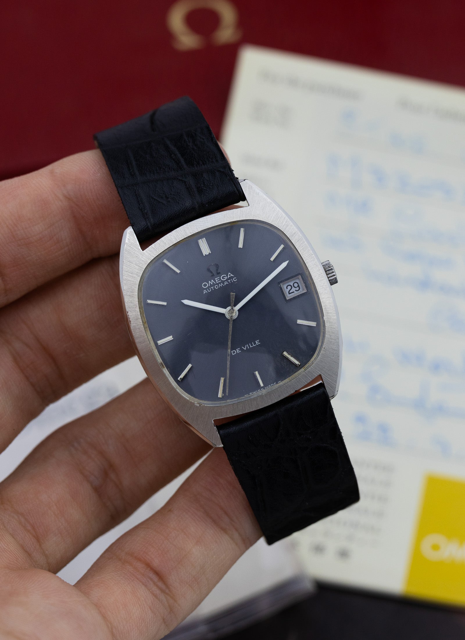 1970 Omega De Ville Gray Dial 162.045 cal. 1002 Full Set