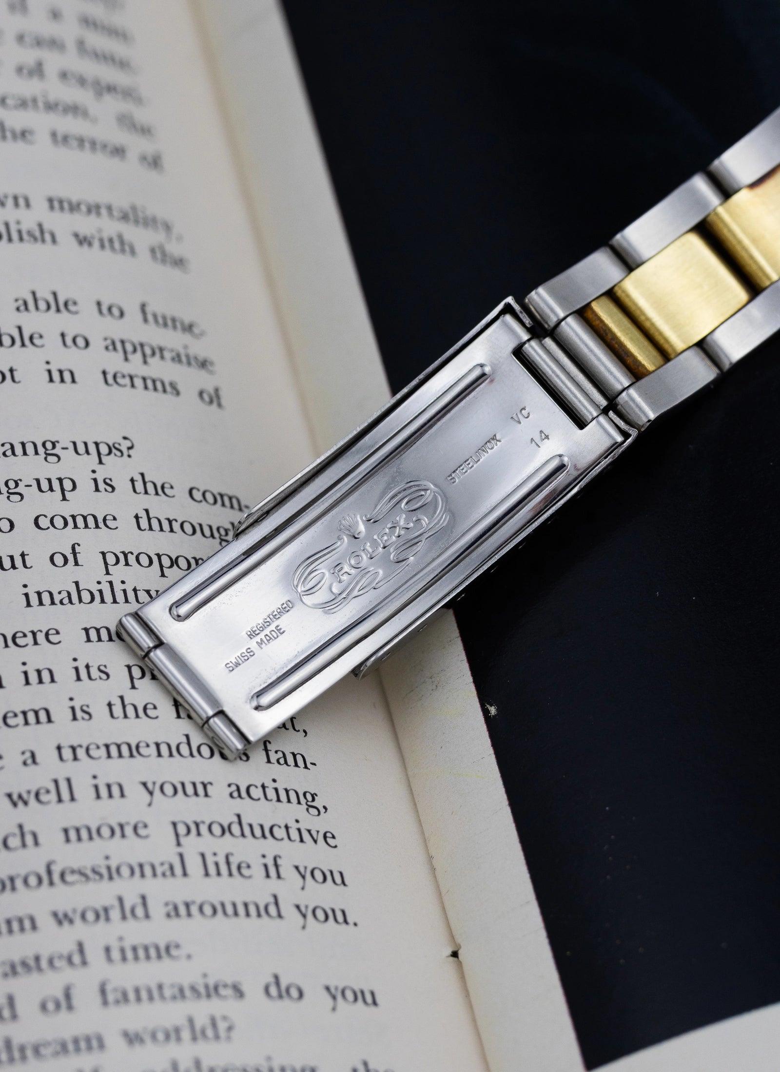 1978 Rolex Oyster Perpetual Date Champagne Dial 1505 Bicolor