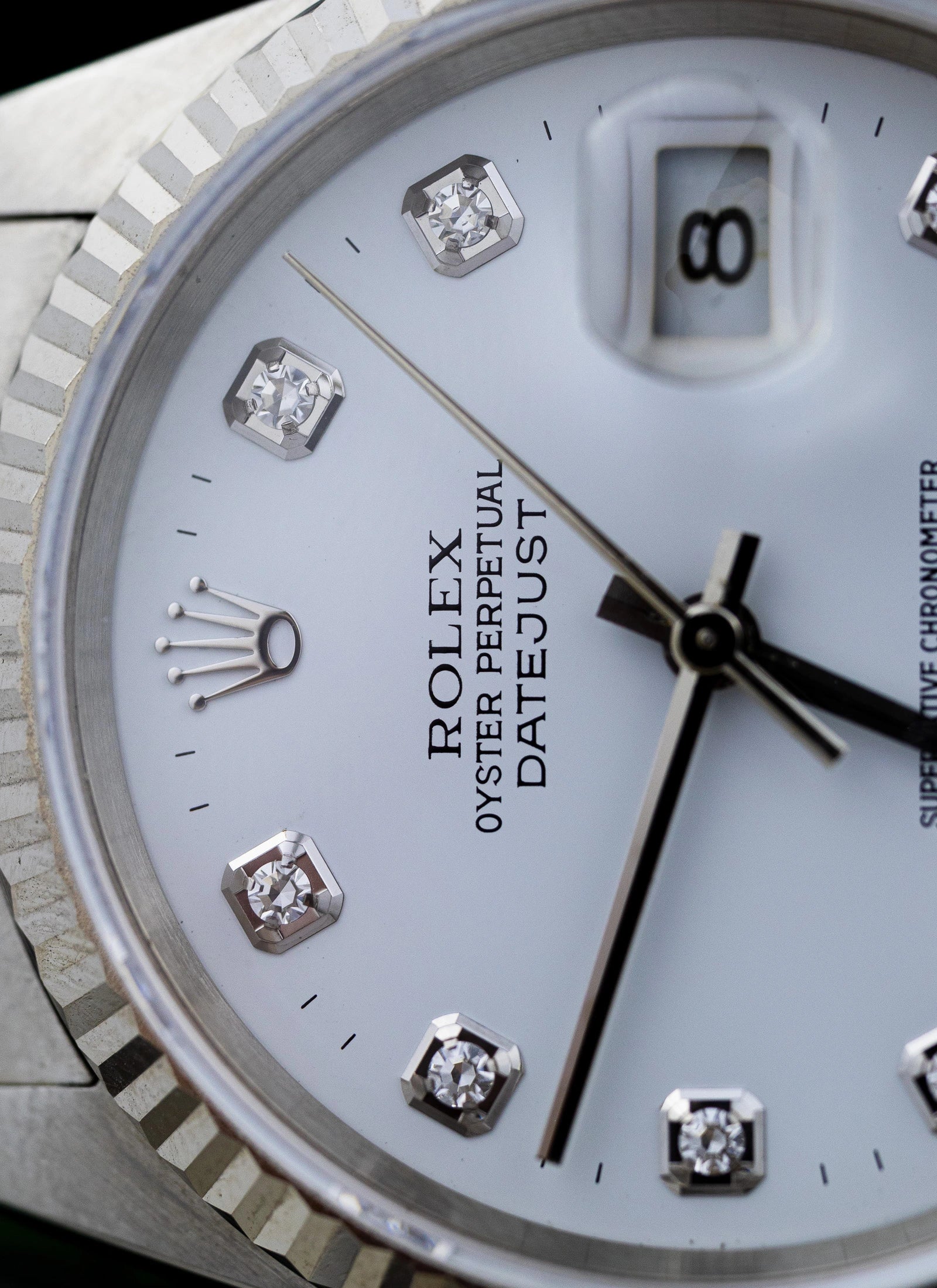 1991 Rolex Datejust Diamond Dial 16234 Full Set