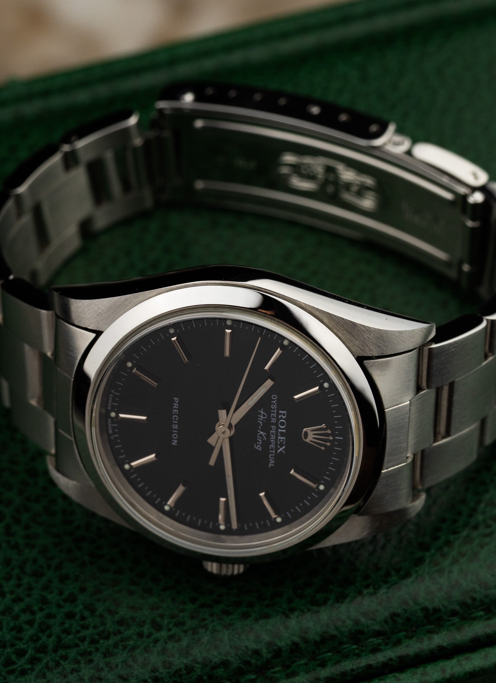 1999 Rolex Air-King Black Dial 14000 cal. 3000 Serviced Box